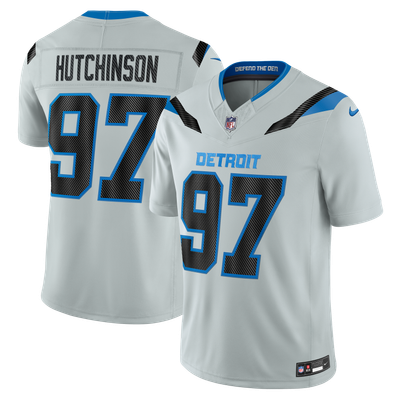 Aidan Hutchinson Detroit Lions Nike 2026 Rivalries Collection Stitched Limited Jersey - Silver