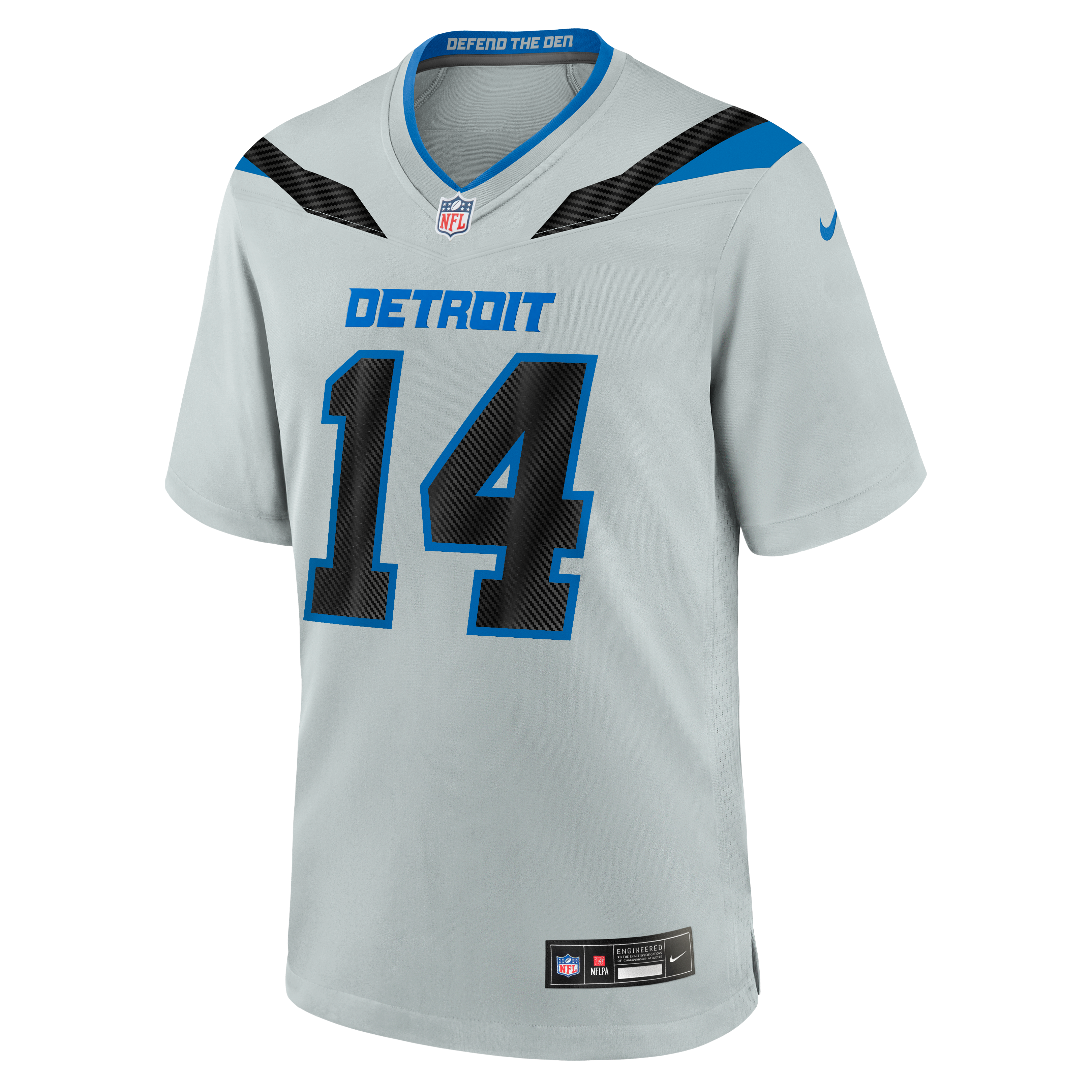Men's Nike Amon-Ra St. Brown Silver Detroit Lions 2026 Rivalries Collection Game Jersey