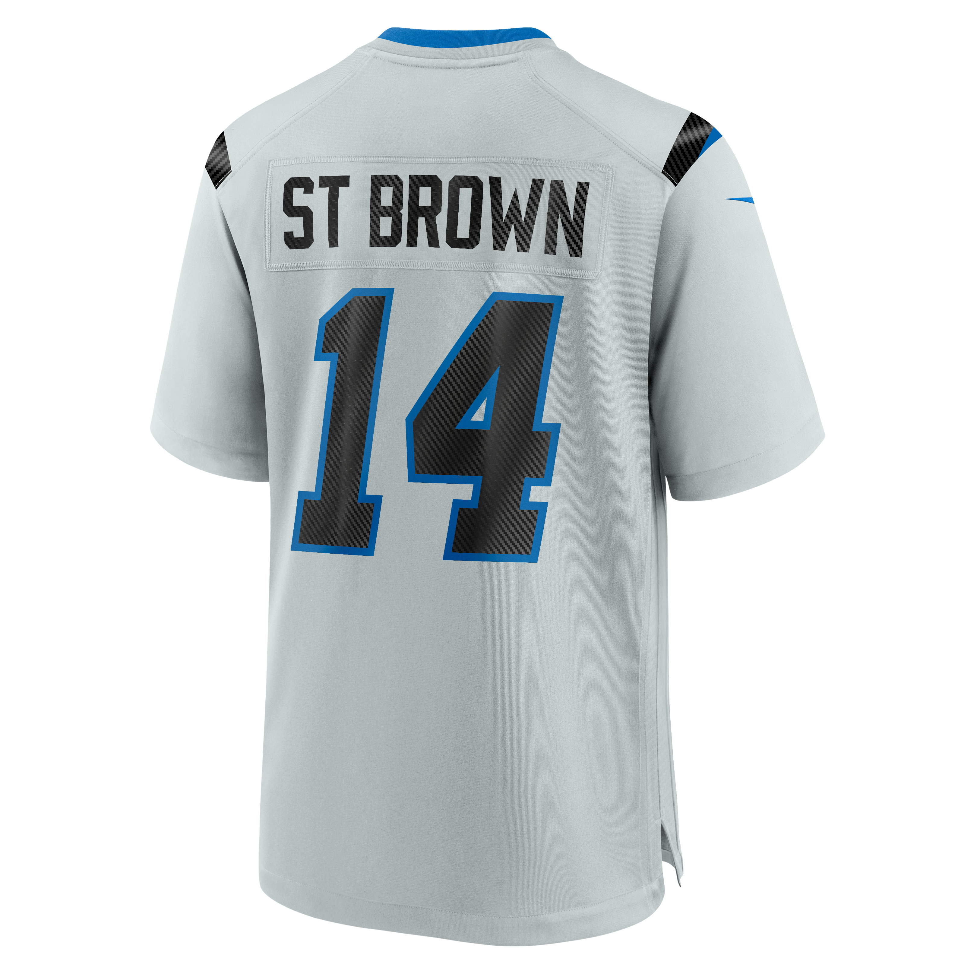 Men's Nike Amon-Ra St. Brown Silver Detroit Lions 2026 Rivalries Collection Game Jersey