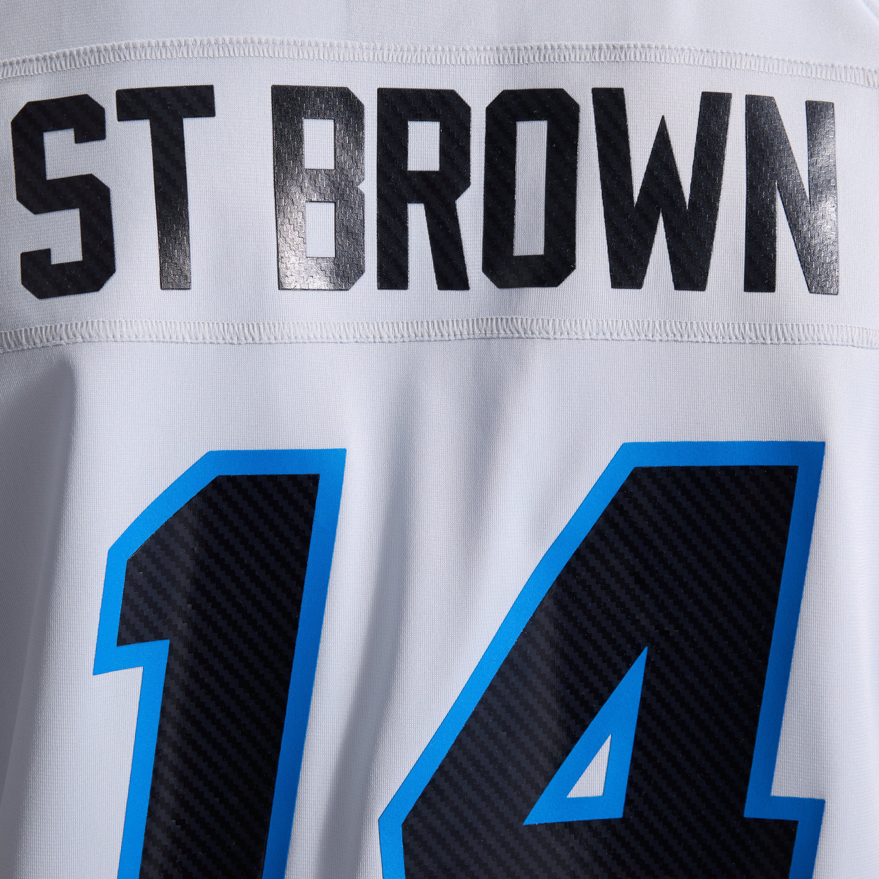 Men's Nike Amon-Ra St. Brown Silver Detroit Lions 2026 Rivalries Collection Game Jersey