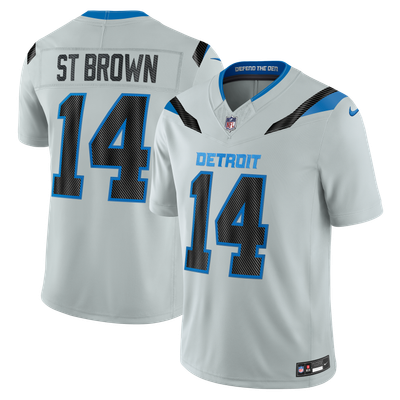 Amon-Ra St. Brown Detroit Lions Nike 2026 Rivalries Collection Stitched Limited Jersey - Silver