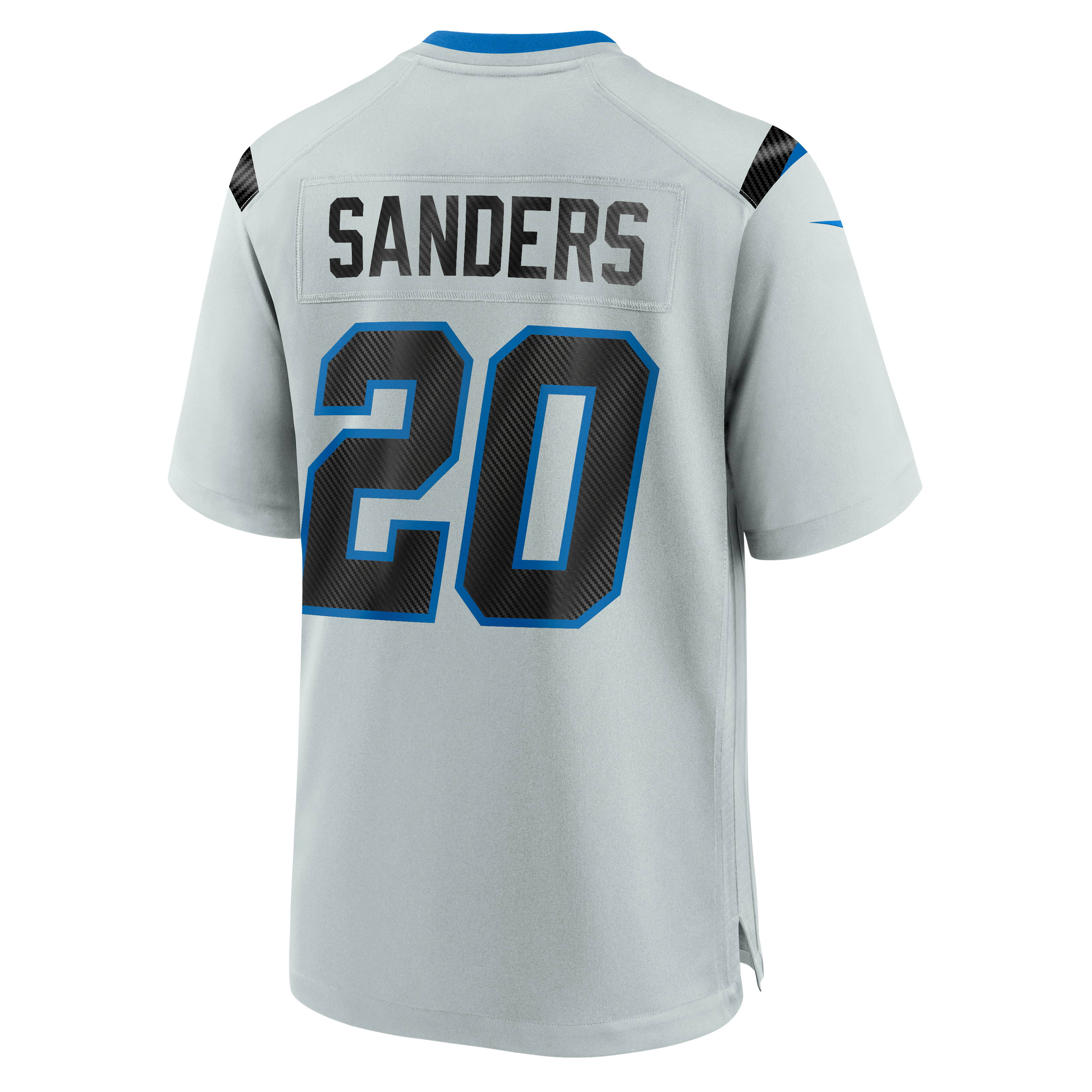 Men's Nike Barry Sanders Silver Detroit Lions 2026 Rivalries Collection Game Jersey