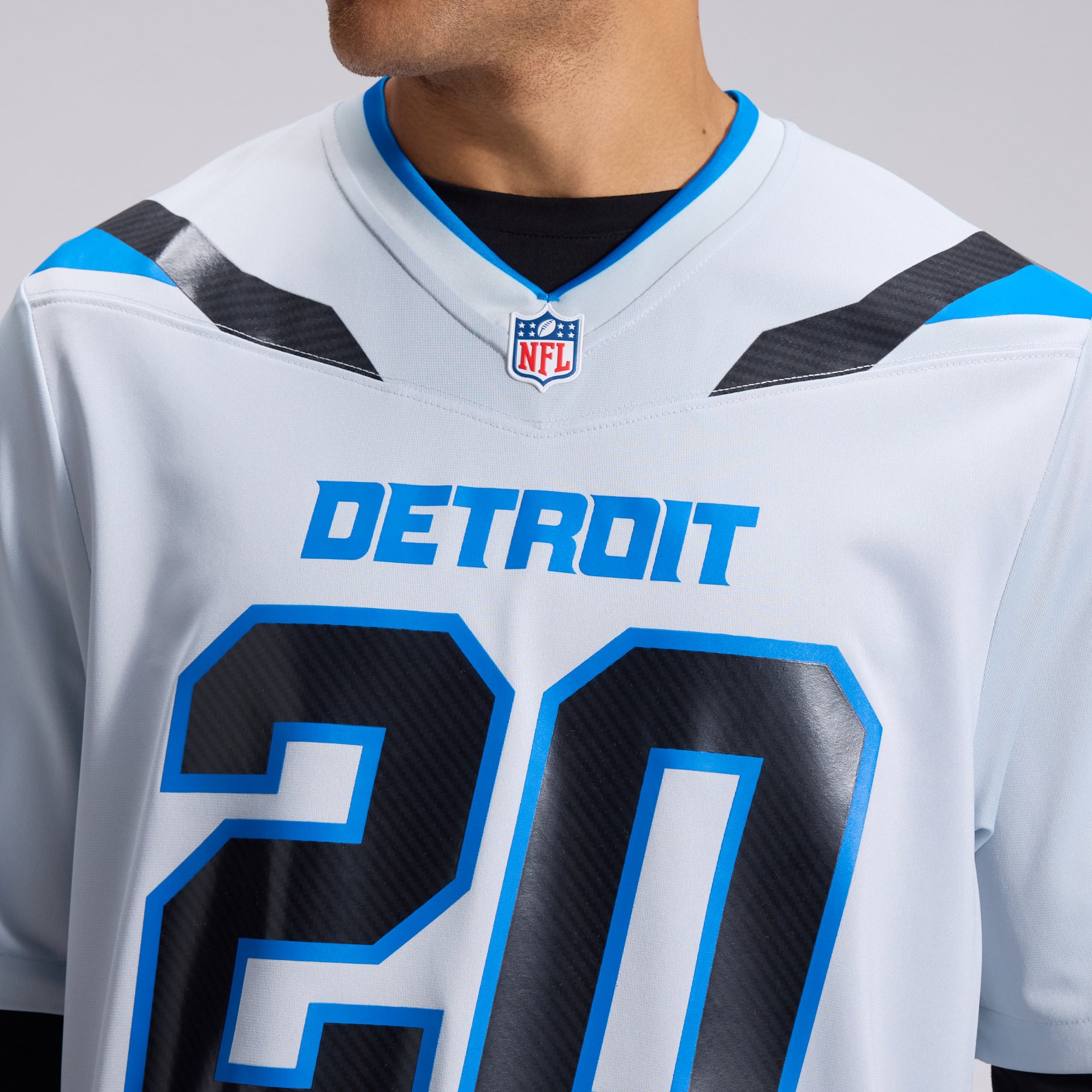 Maillot de match Nike Barry Sanders argenté Detroit Lions Collection Rivalités 2026 pour homme