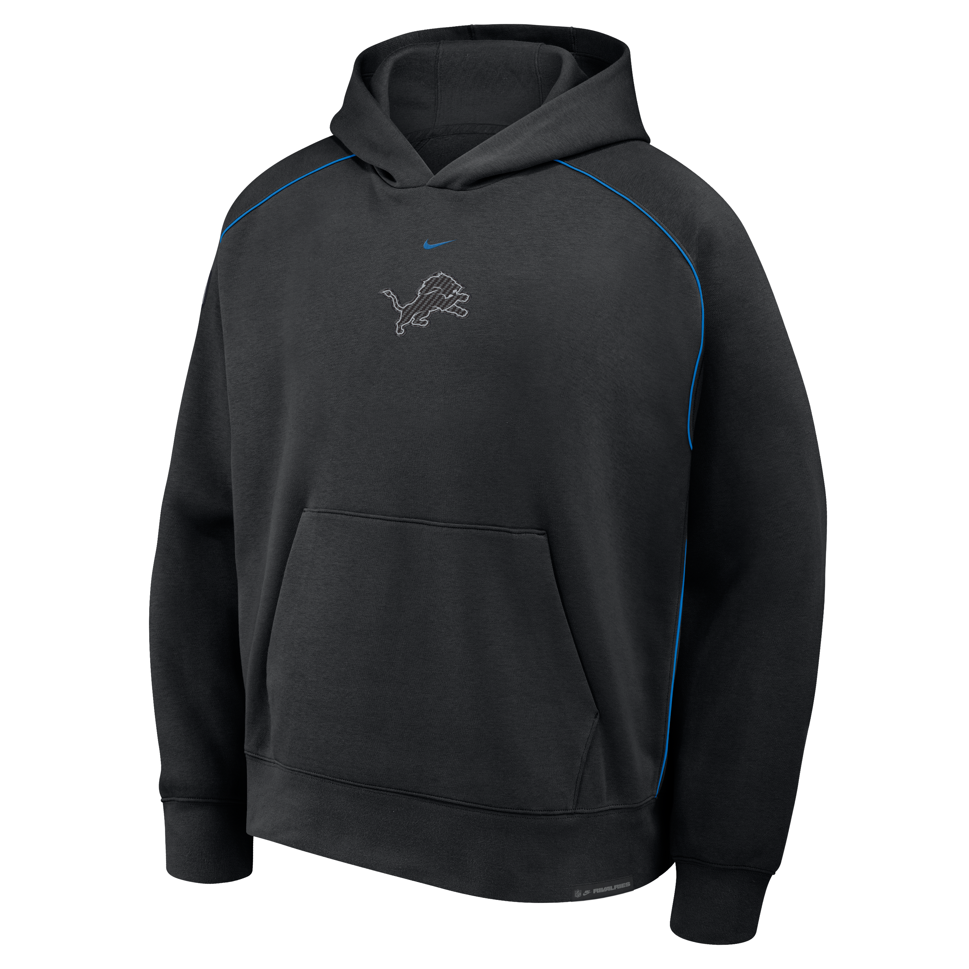 Sweat à capuche Nike Air Detroit Lions Rivalries Collection 2026 pour homme, noir