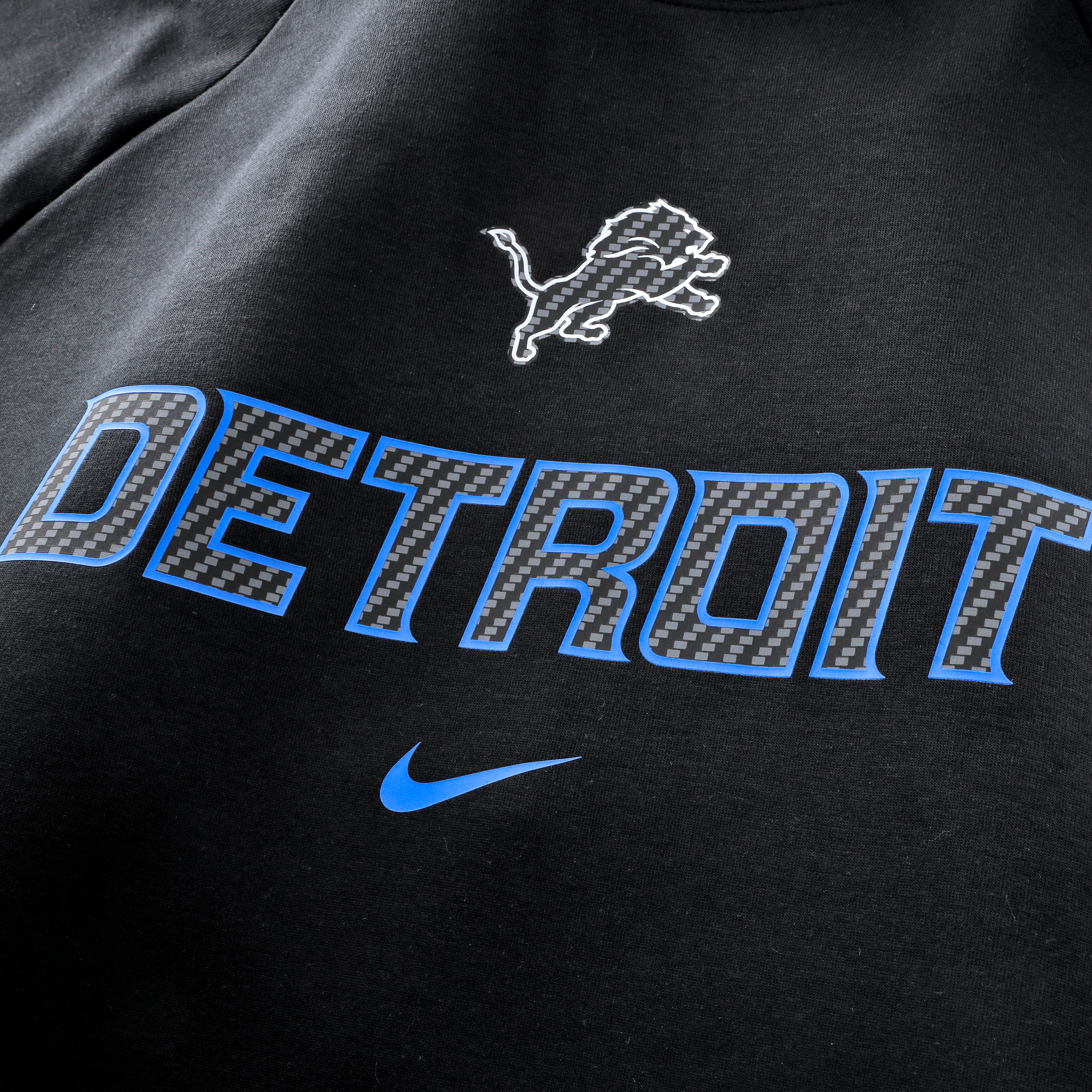 Sweat-shirt Nike Dri-FIT noir pour homme, collection Detroit Lions 2026 Rivalries