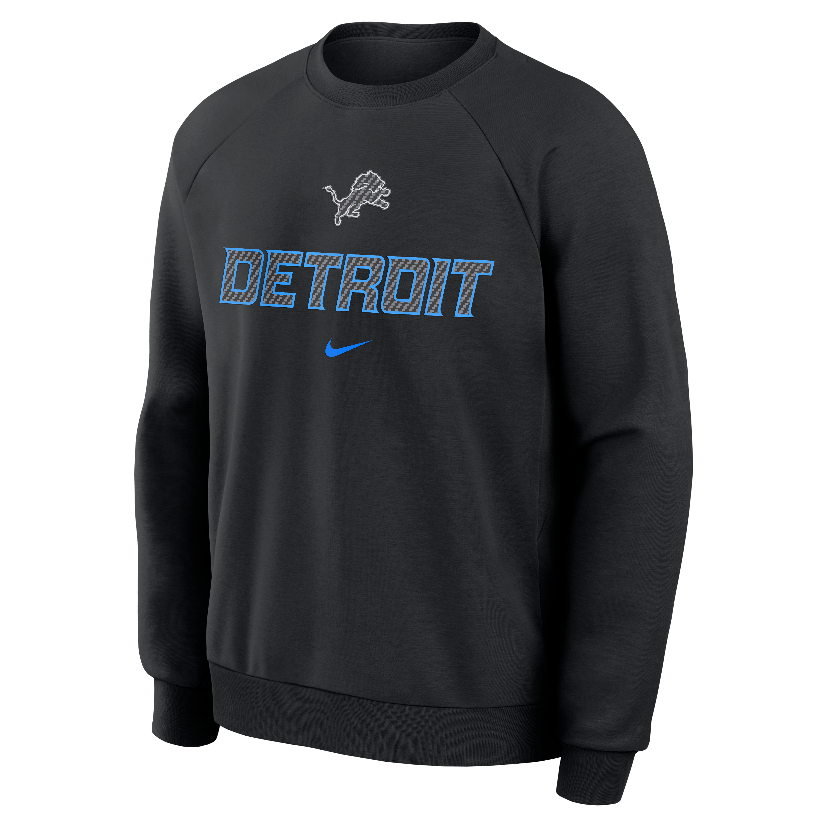 Sweat-shirt Nike Dri-FIT noir pour homme, collection Detroit Lions 2026 Rivalries
