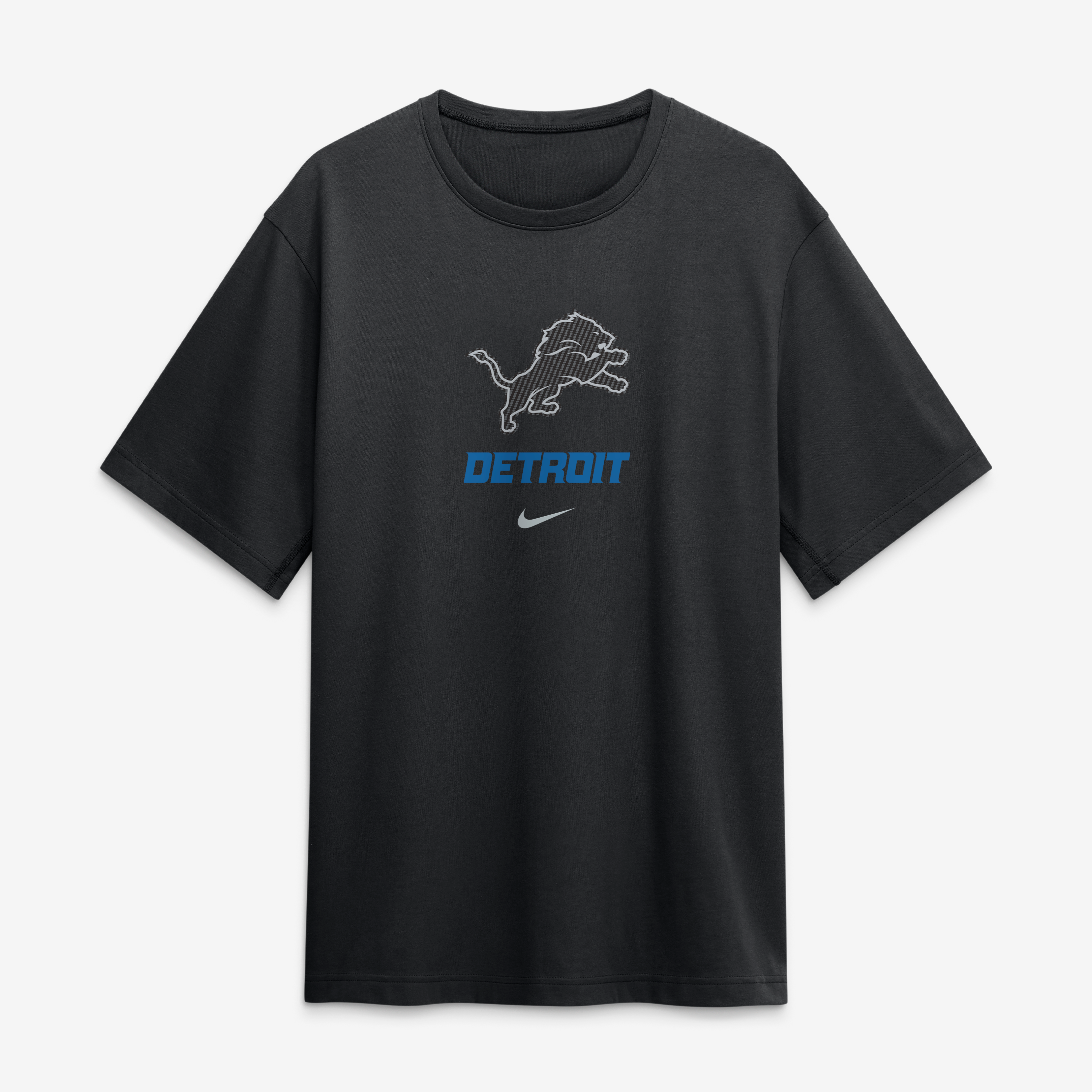 Men's Nike Black Detroit Lions 2026 Rivalries Collection Dri-FIT T-Shirt