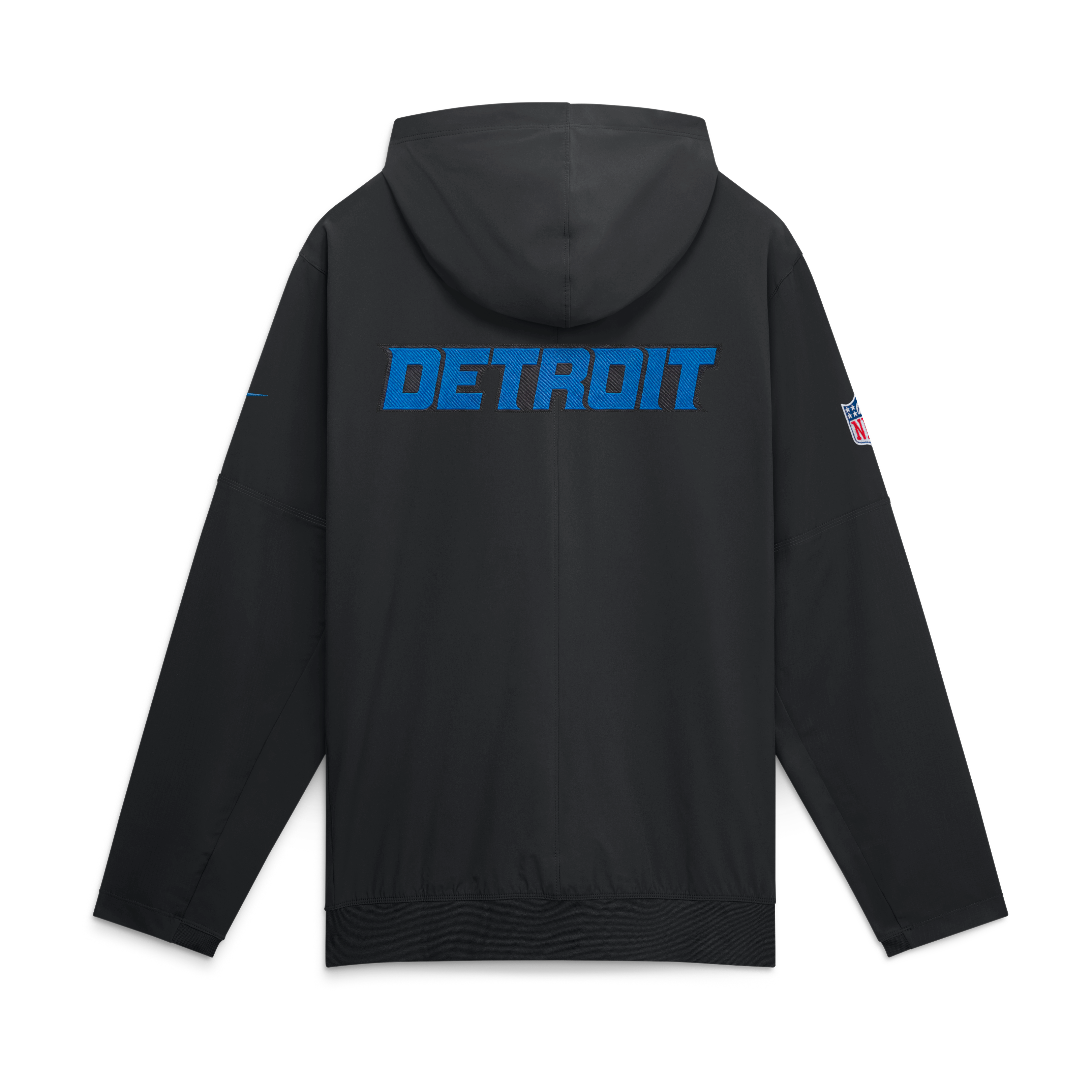 Men's Nike  Black Detroit Lions 2026 Rivalries Collection Sideline Anorak Half-Zip Jacket