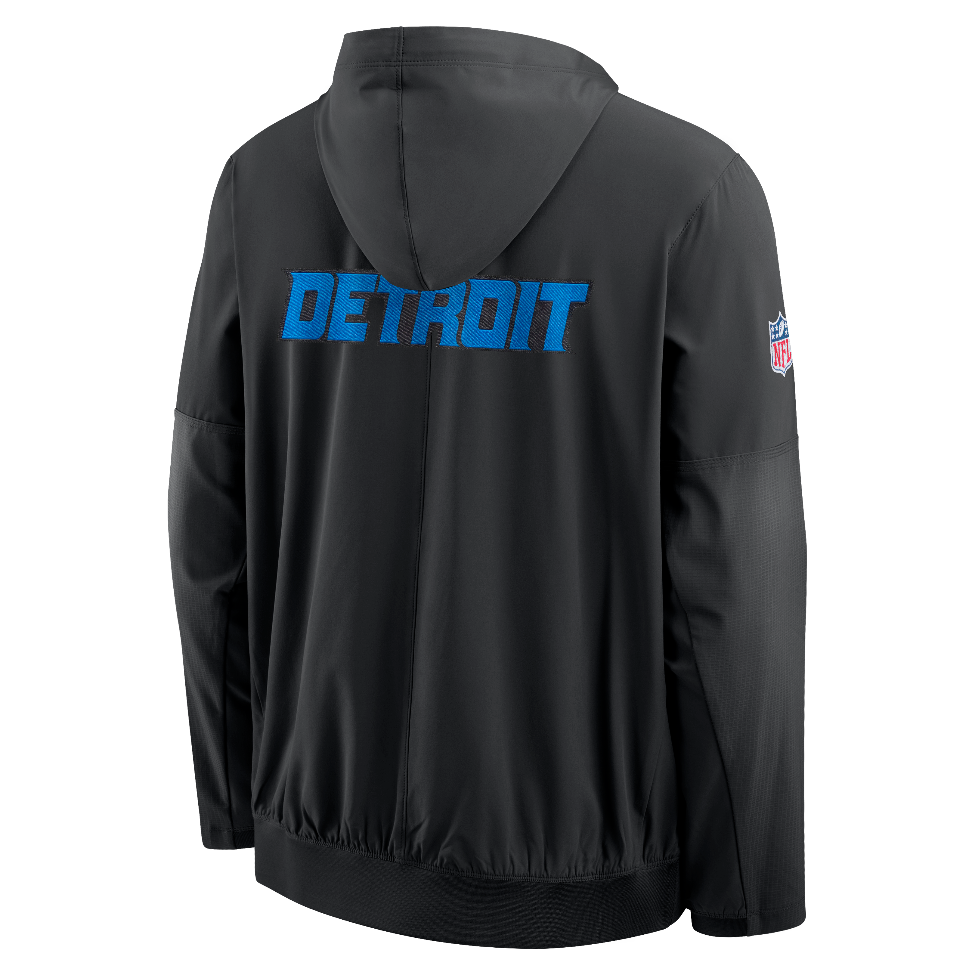 Men's Nike  Black Detroit Lions 2026 Rivalries Collection Sideline Anorak Half-Zip Jacket
