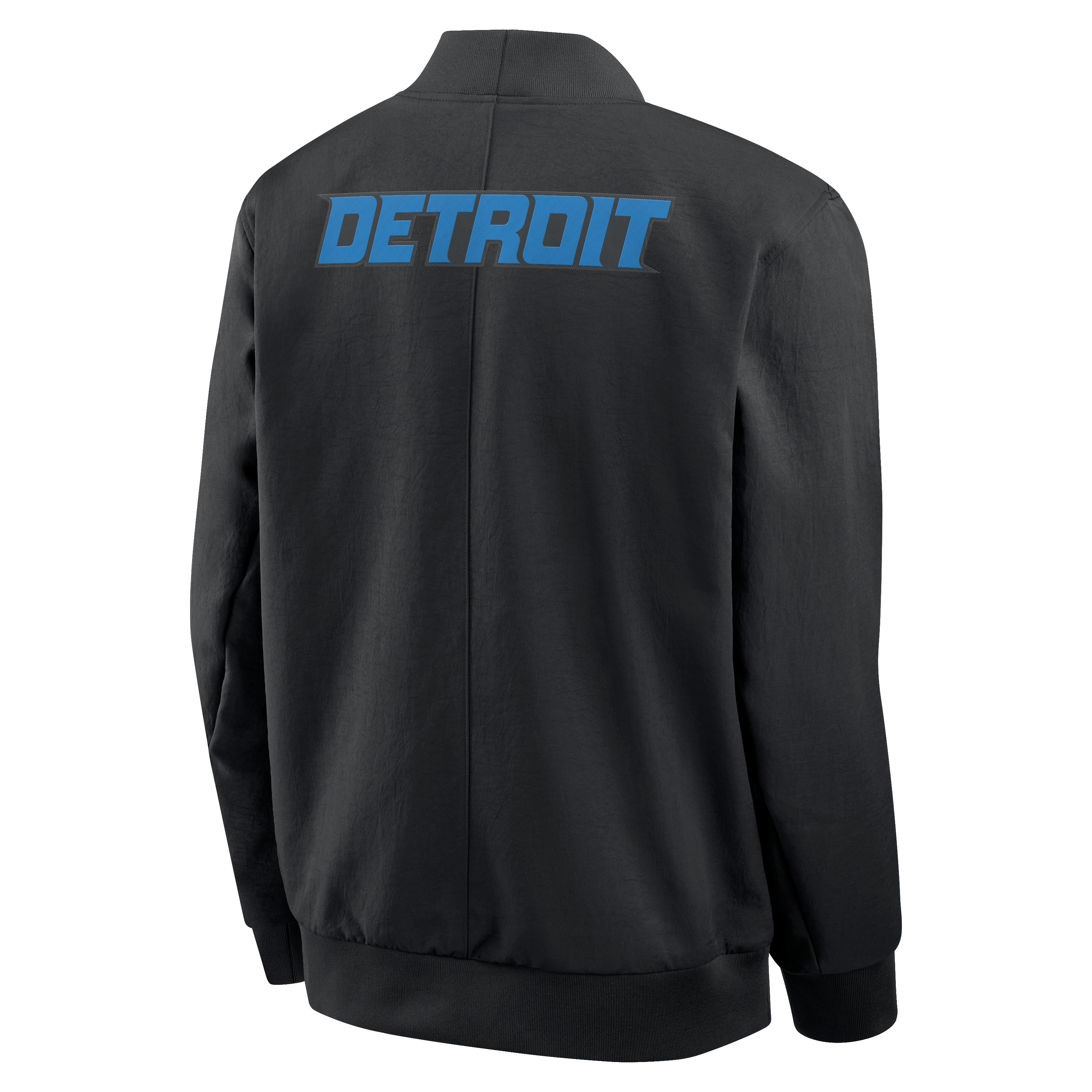 Veste bomber Nike Sideline Collection Rivalries 2026 pour homme, noire, Detroit Lions