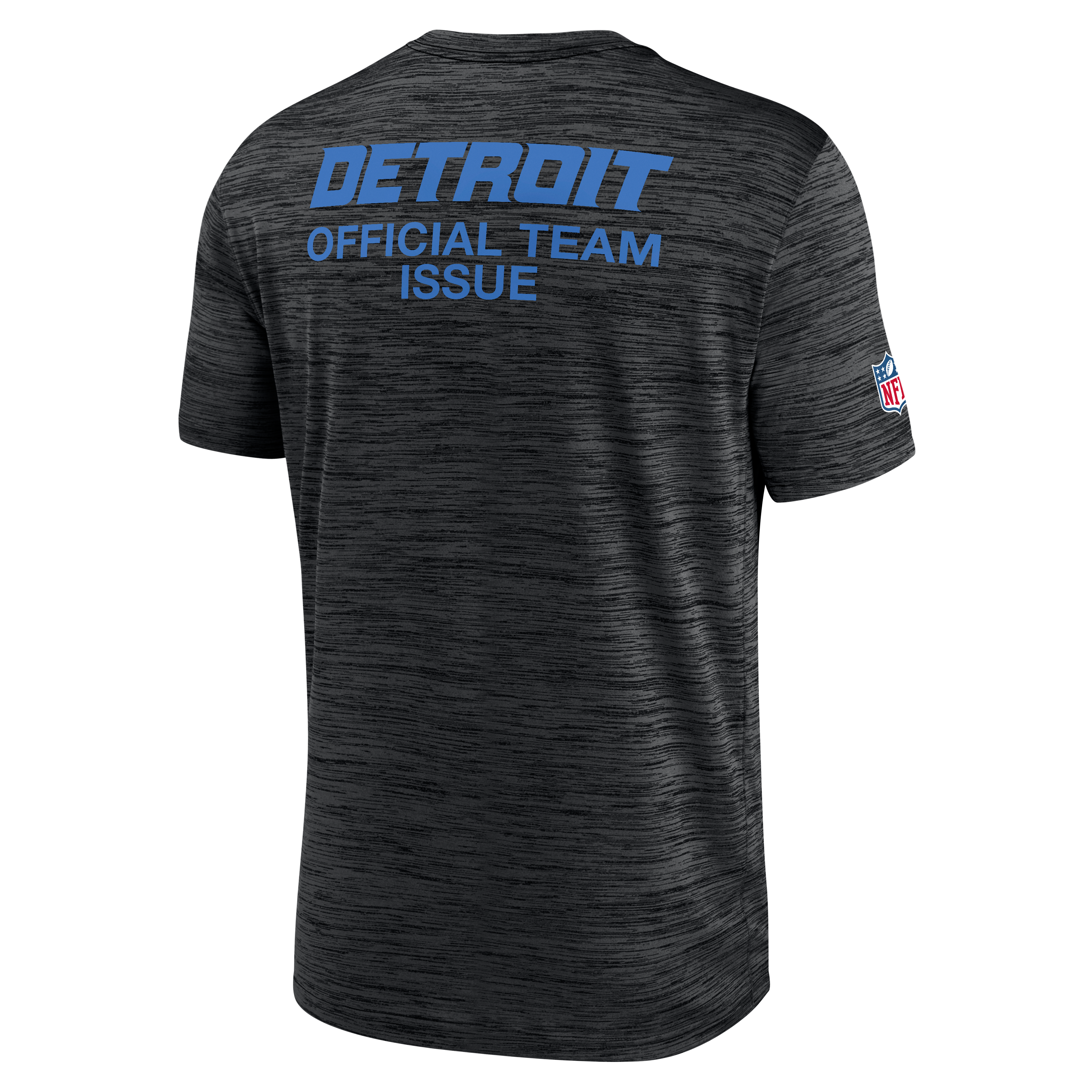 Men's Nike Black Detroit Lions 2026 Rivalries Collection Sideline Velocity T-Shirt