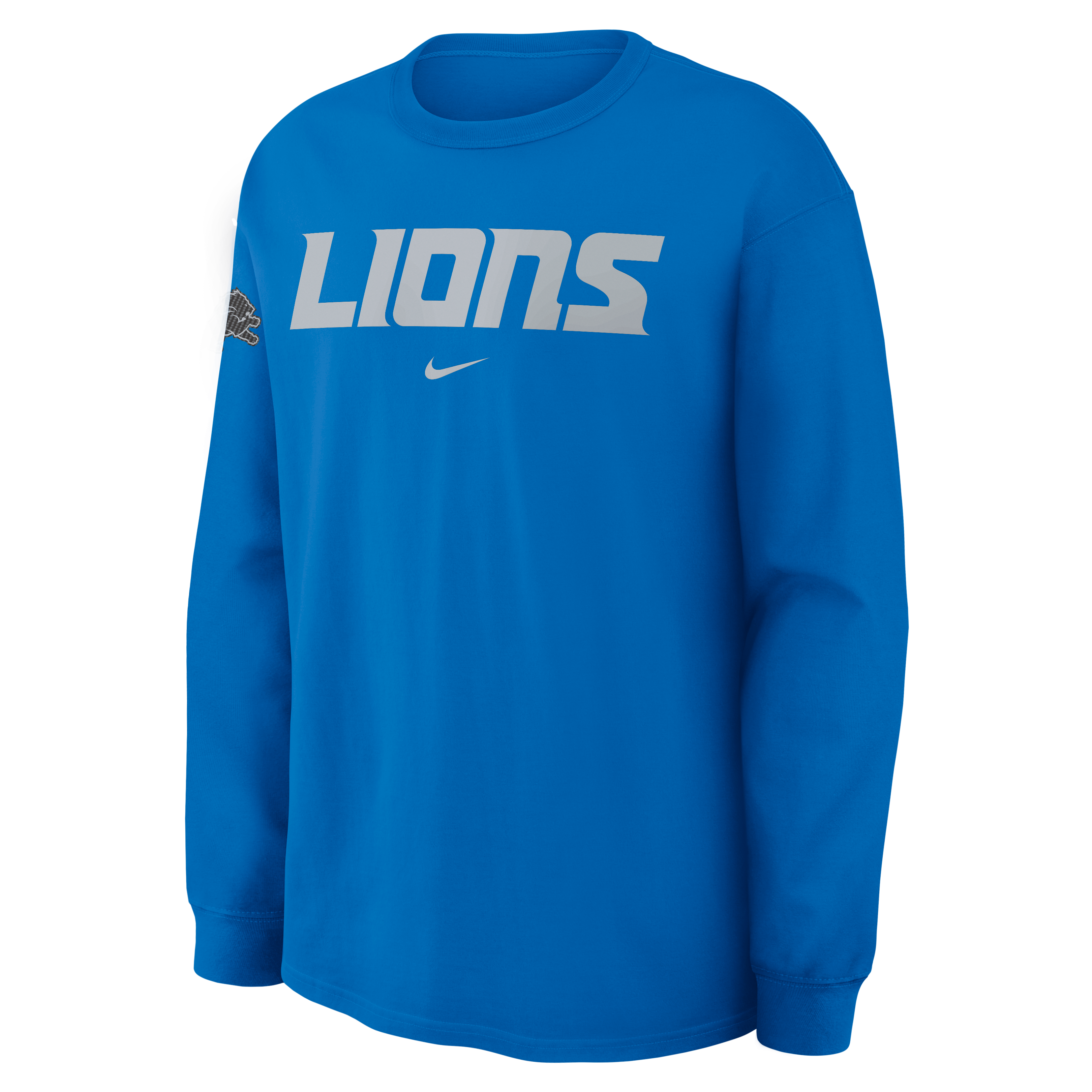 T-shirt à manches longues Nike Max90 bleu Detroit Lions Collection 2026 Rivalries pour homme