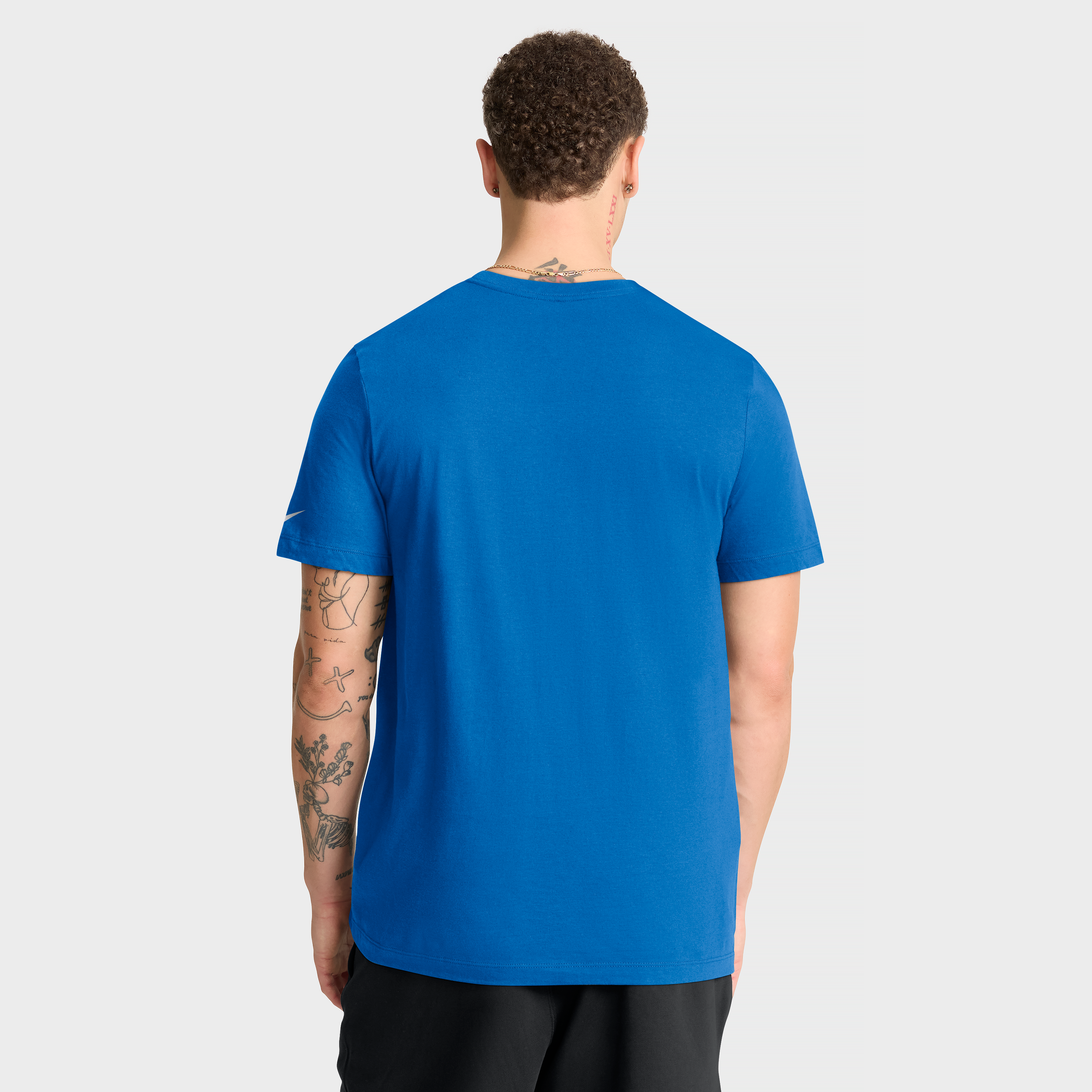 T-shirt Nike bleu Detroit Lions Essential Logo pour homme