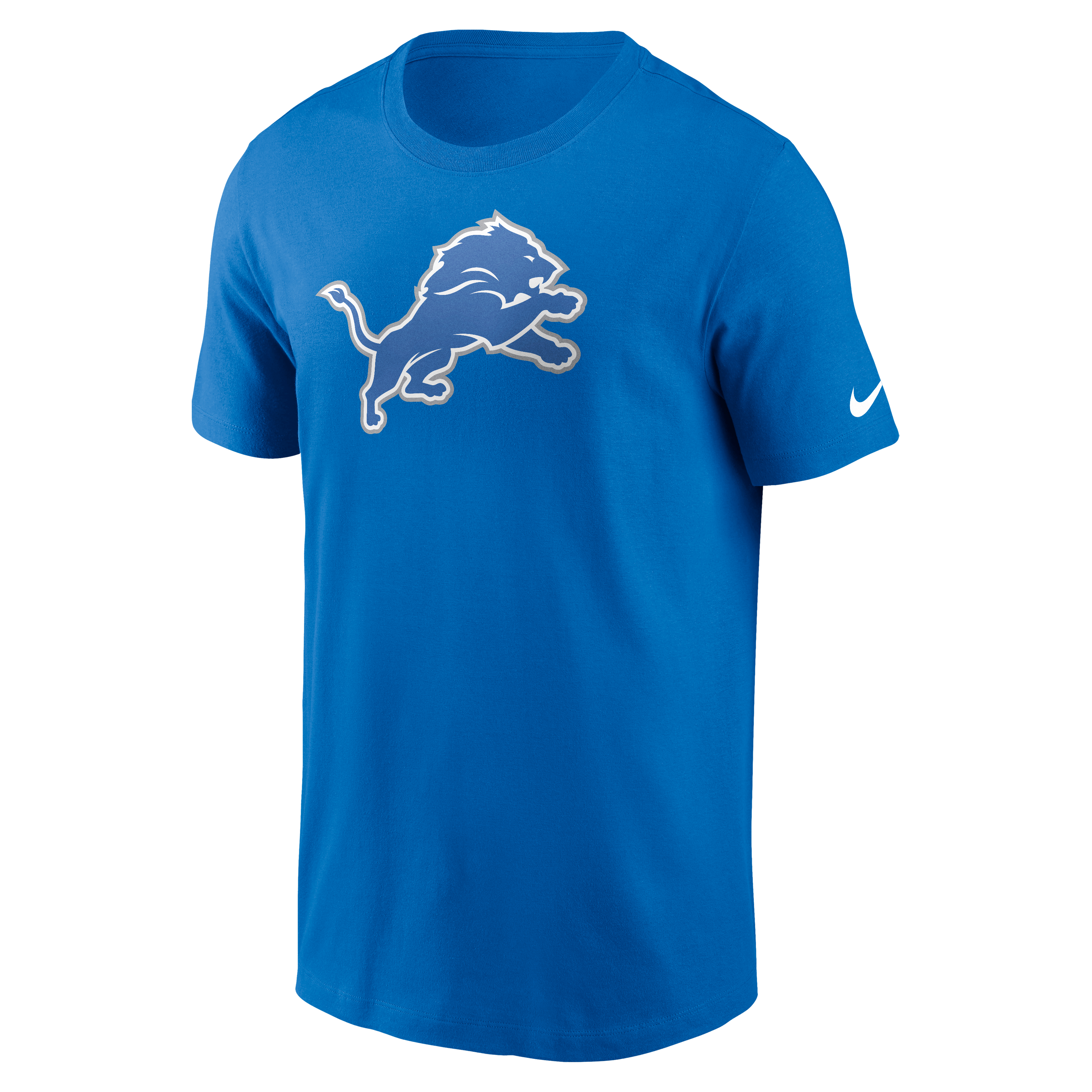 T-shirt Nike bleu Detroit Lions Essential Logo pour homme