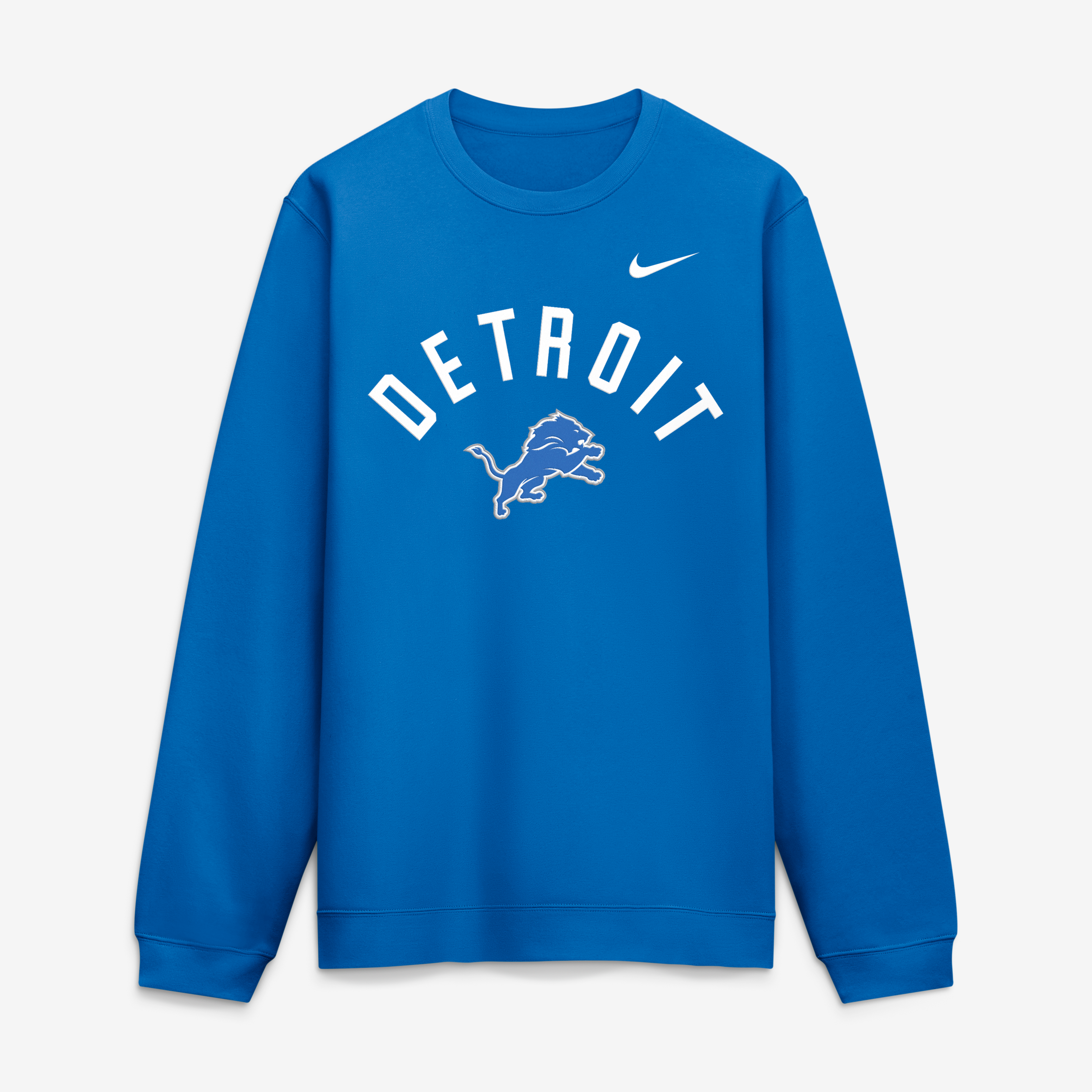 Men's Nike Blue Detroit Lions Primetime Club Sweatshirt