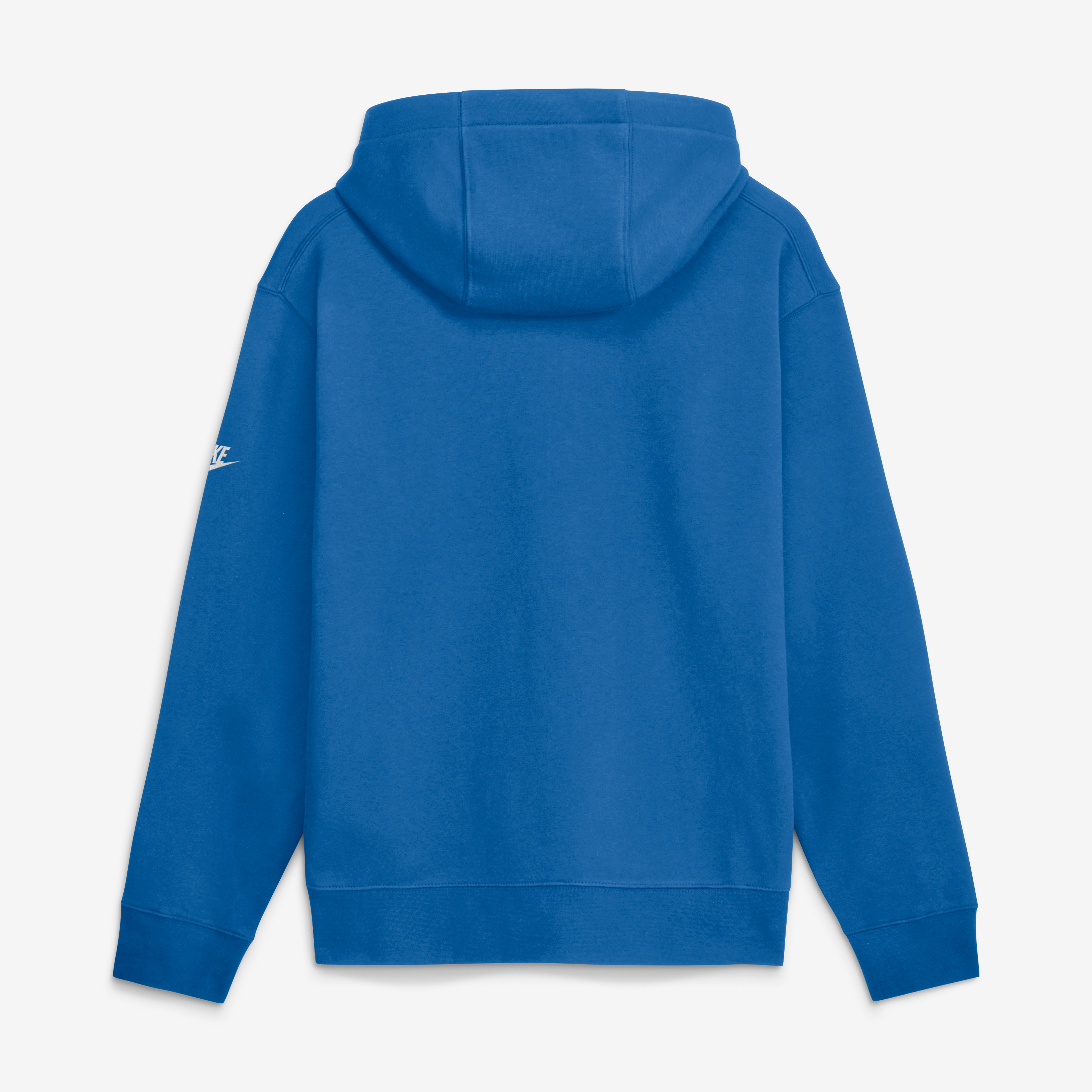 Men's Nike Blue Detroit Lions Short Pass Rewind Club Fleece Hoodie