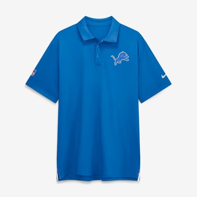 Detroit Lions Nike Sideline Tour Dri-FIT Polo - Blue