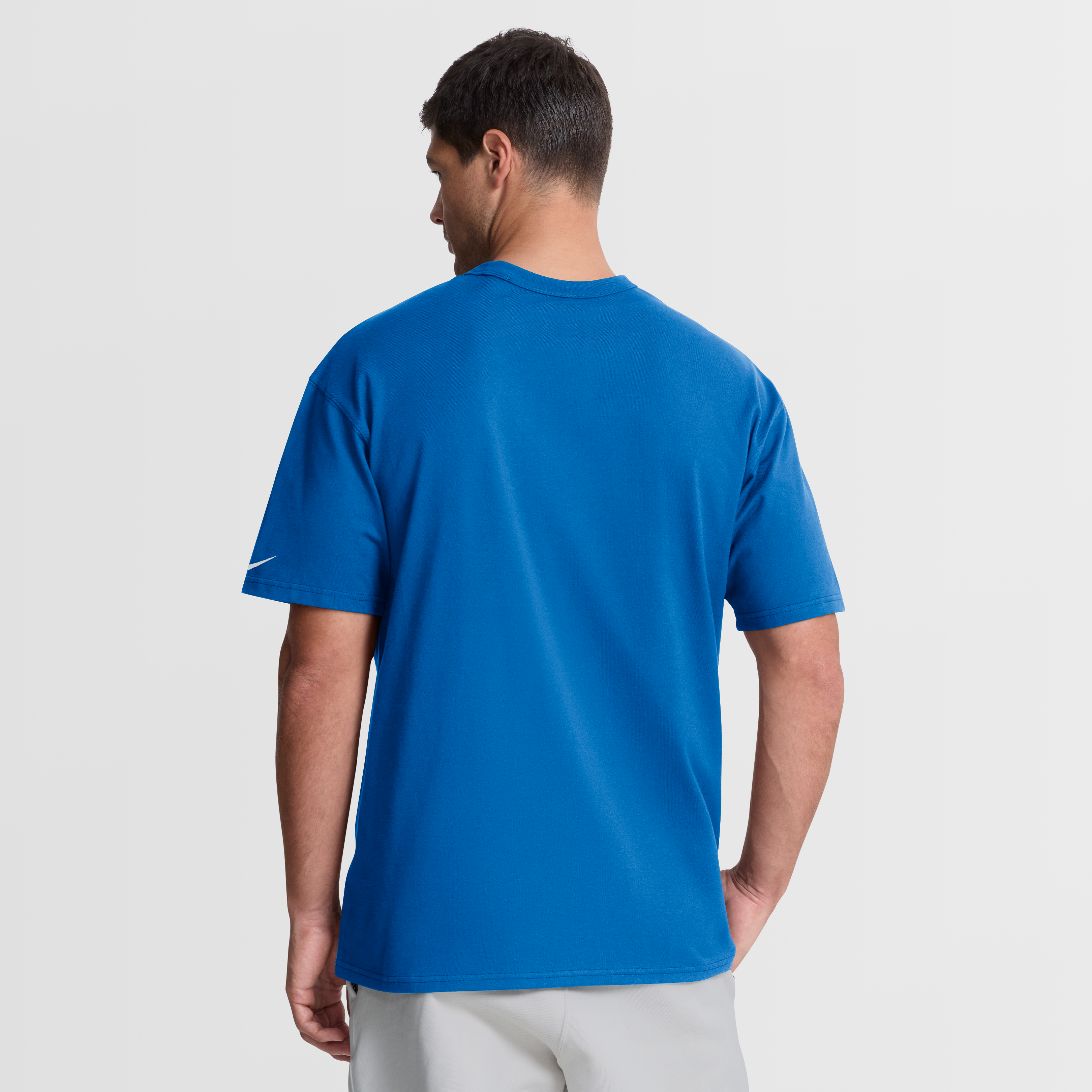 Men's Nike Blue Detroit Lions The Forward Heavyweight Max90 T-Shirt