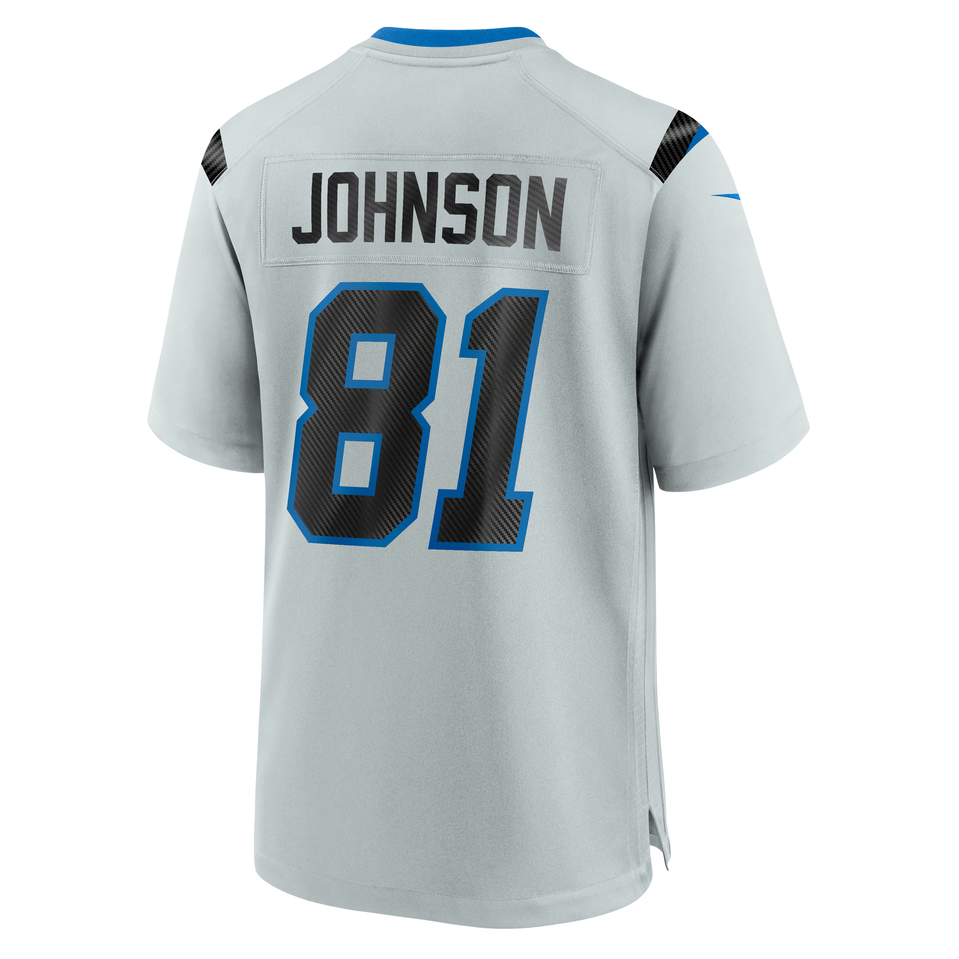 Men's Nike Calvin Johnson Silver Detroit Lions 2026 Rivalries Collection Game Jersey