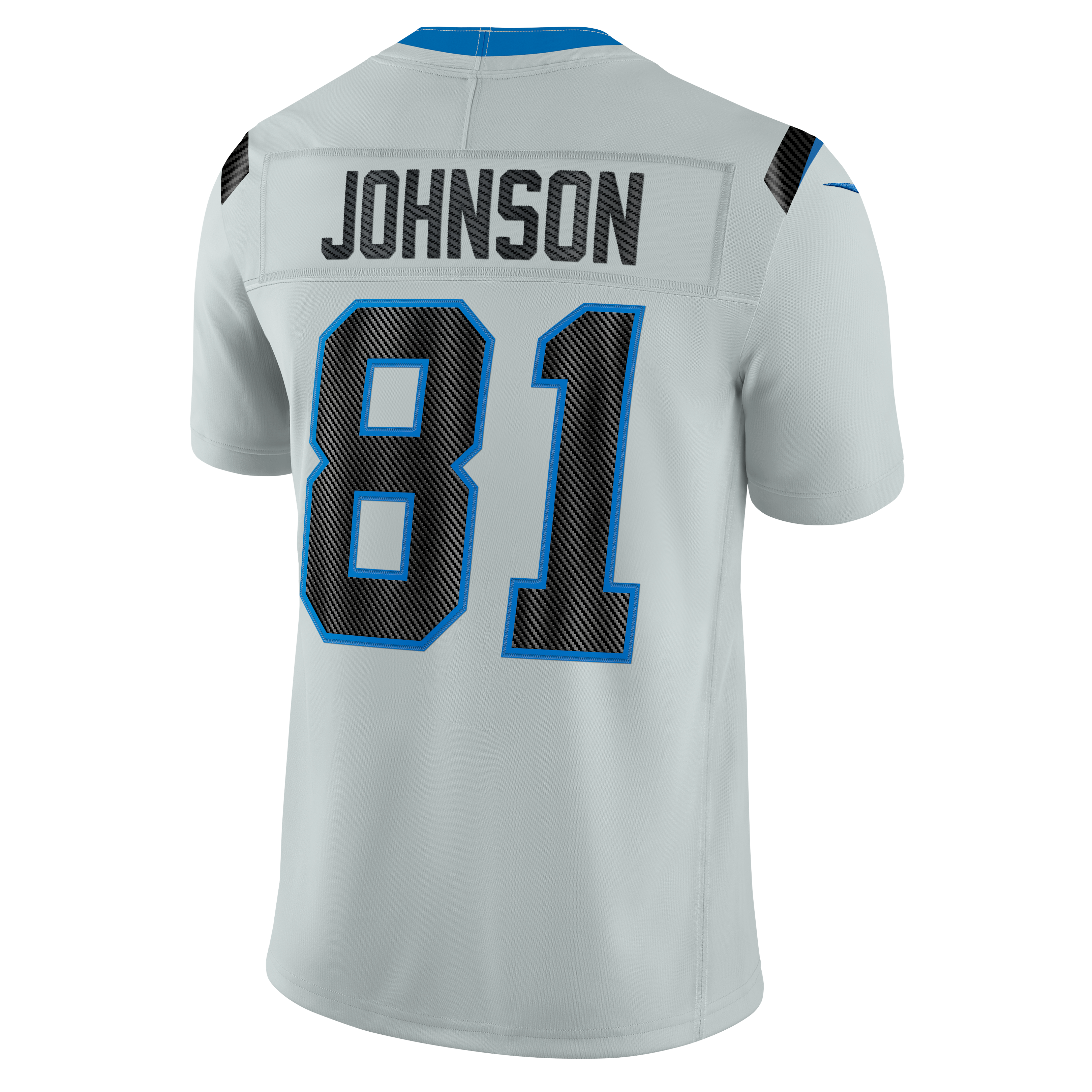 Men's Nike Calvin Johnson Silver Detroit Lions 2026 Rivalries Collection Stitched Limited Jersey