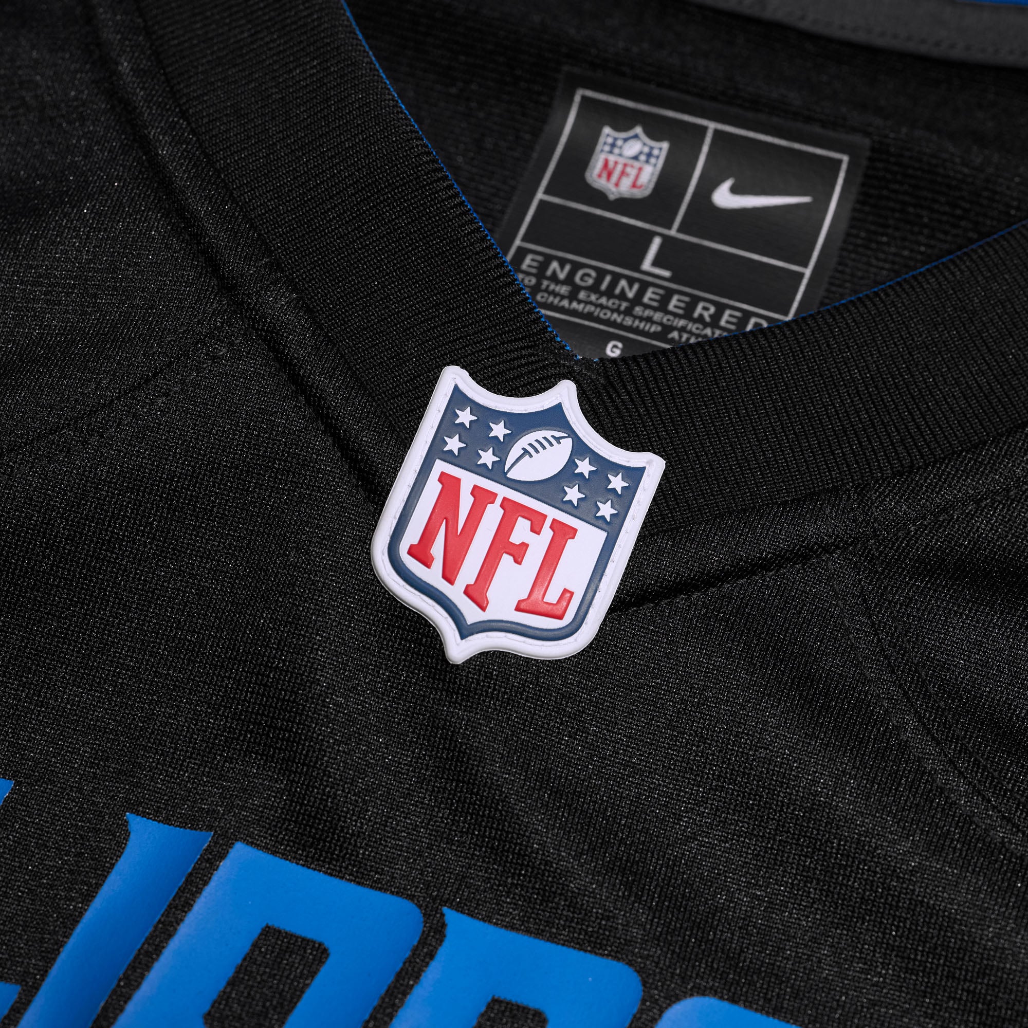 Men's Nike Derrick Moore White Detroit Lions Game Jersey