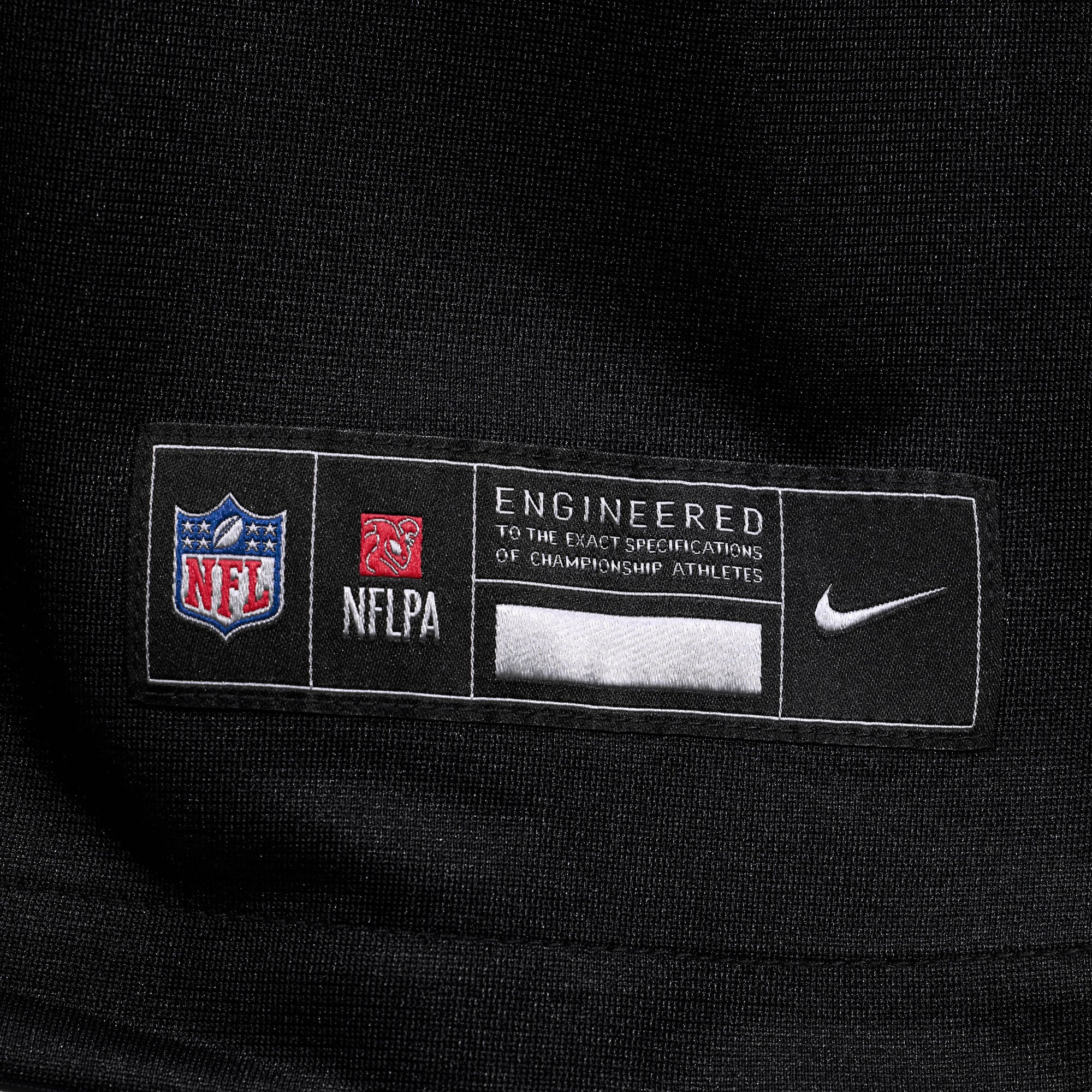 Maillot de match Nike Derrick Moore blanc des Lions Détroit pour homme