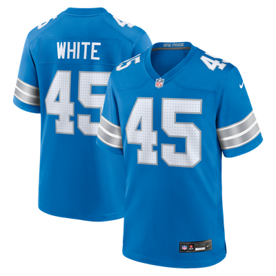 Devin White Detroit Lions Nike Team Game Jersey - Blue