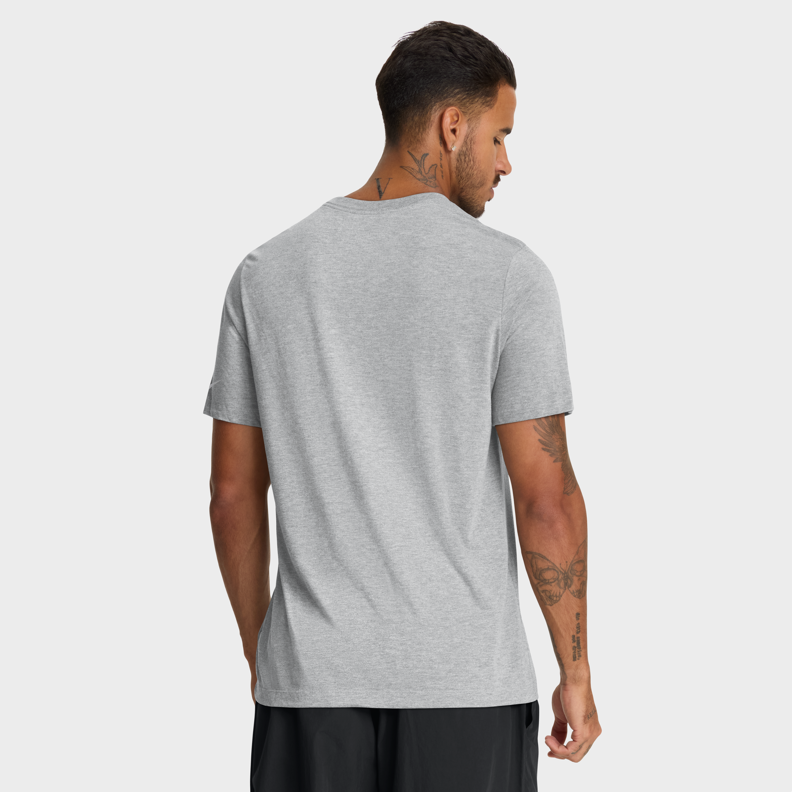 Men's Nike Heather Gray Detroit Lions Believe The Game Tri-Blend T-Shirt