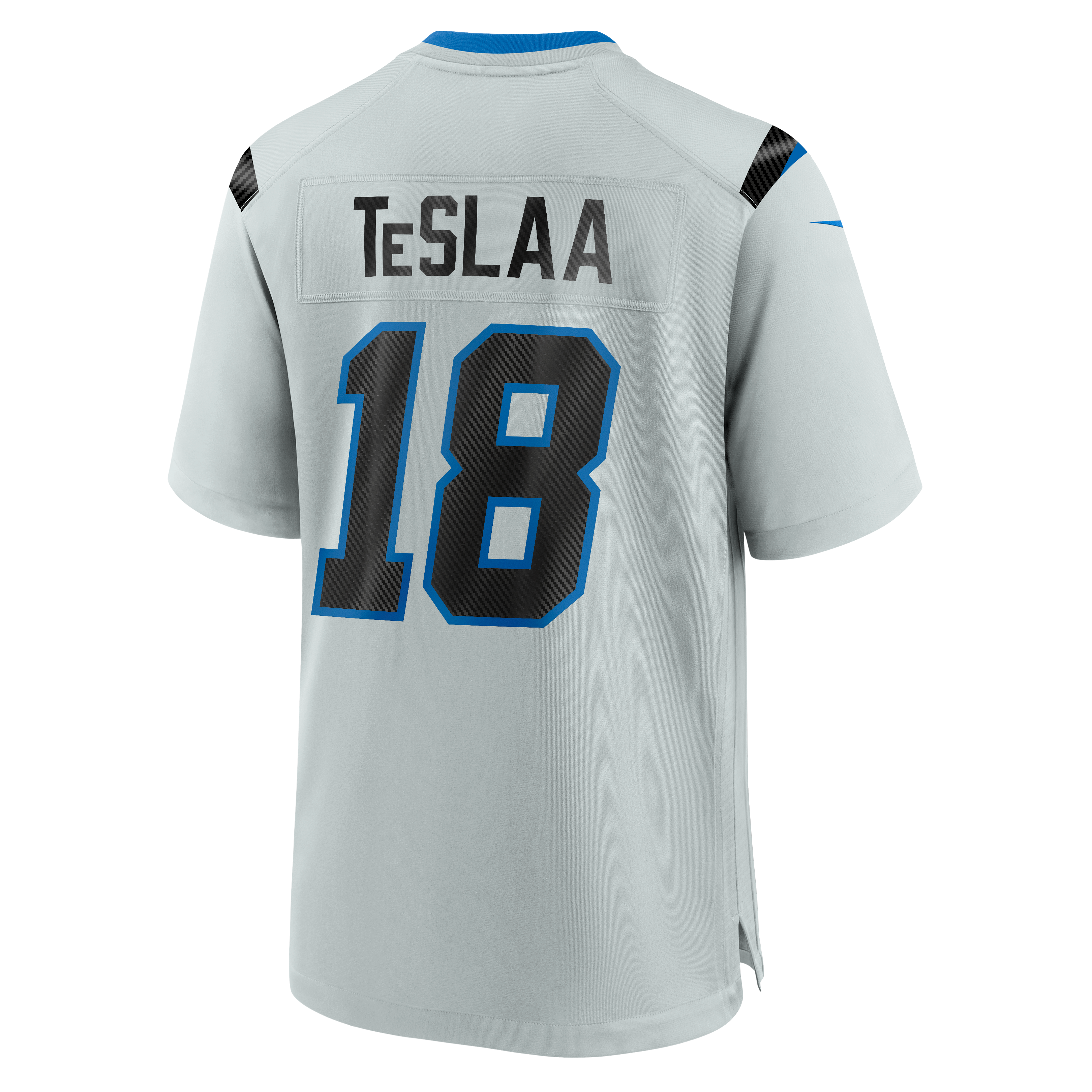 Men's Nike Isaac TeSlaa Silver Detroit Lions 2026 Rivalries Collection Game Jersey