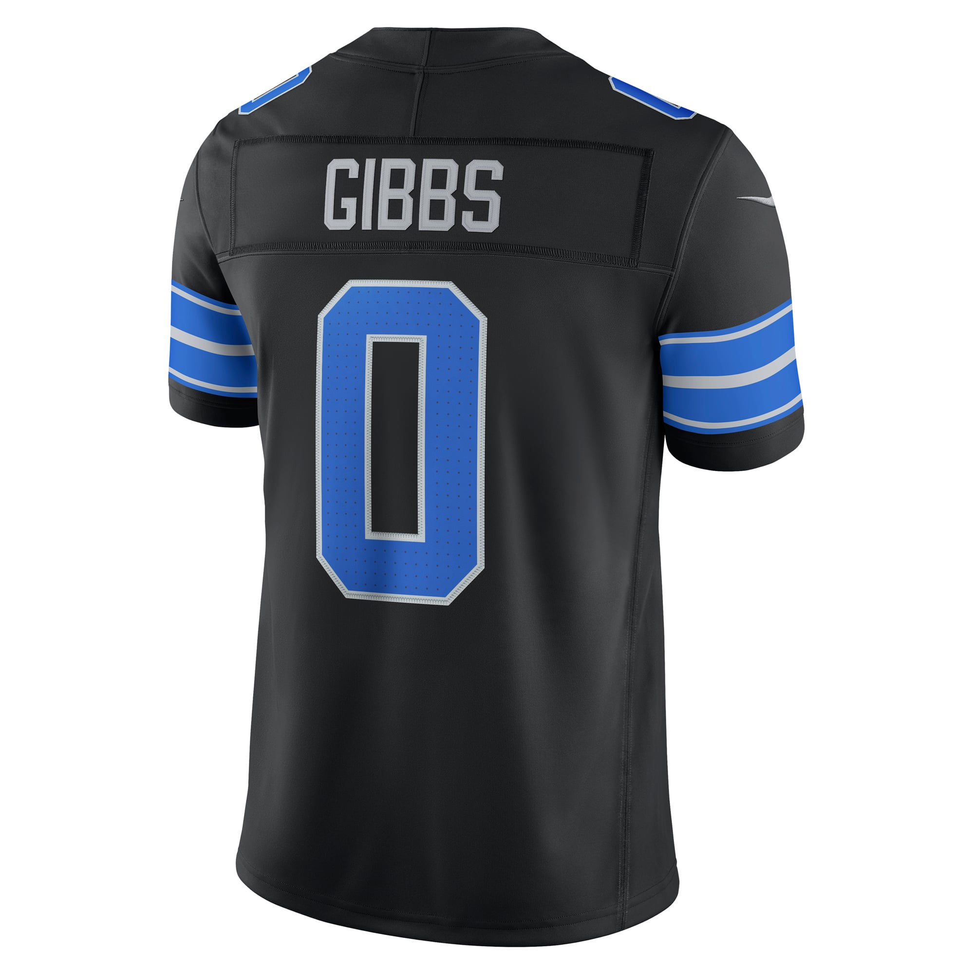 Men's Nike Jahmyr Gibbs Blue Detroit Lions Team Vapor F.U.S.E. Stitched Limited Jersey