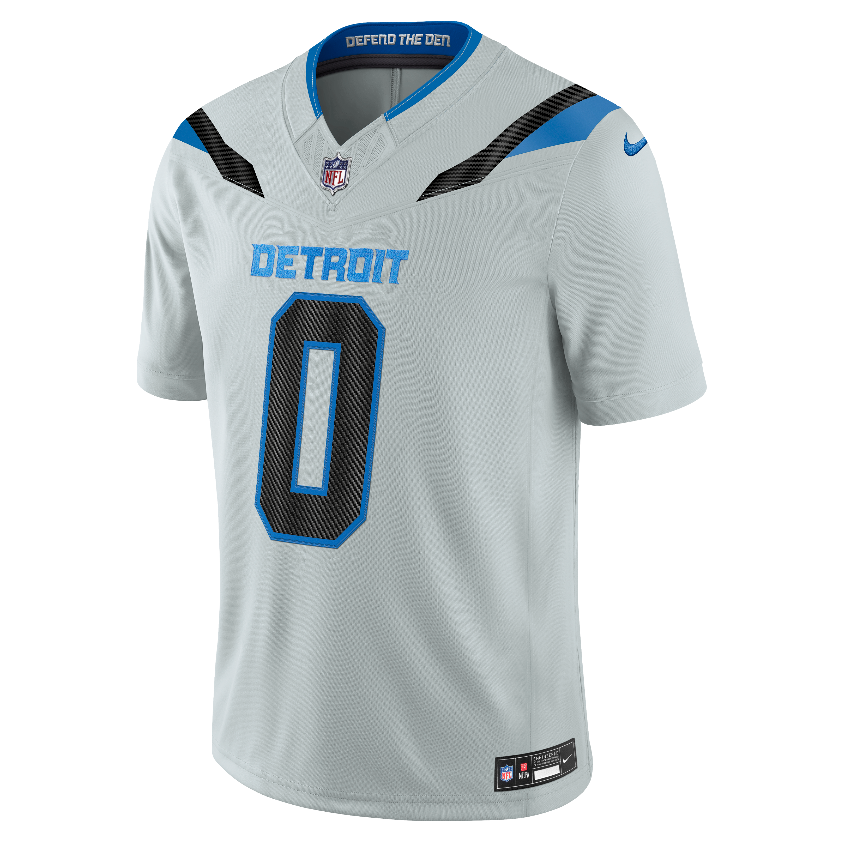 Men's Nike Jahmyr Gibbs Silver Detroit Lions 2026 Rivalries Collection Stitched Limited Jersey
