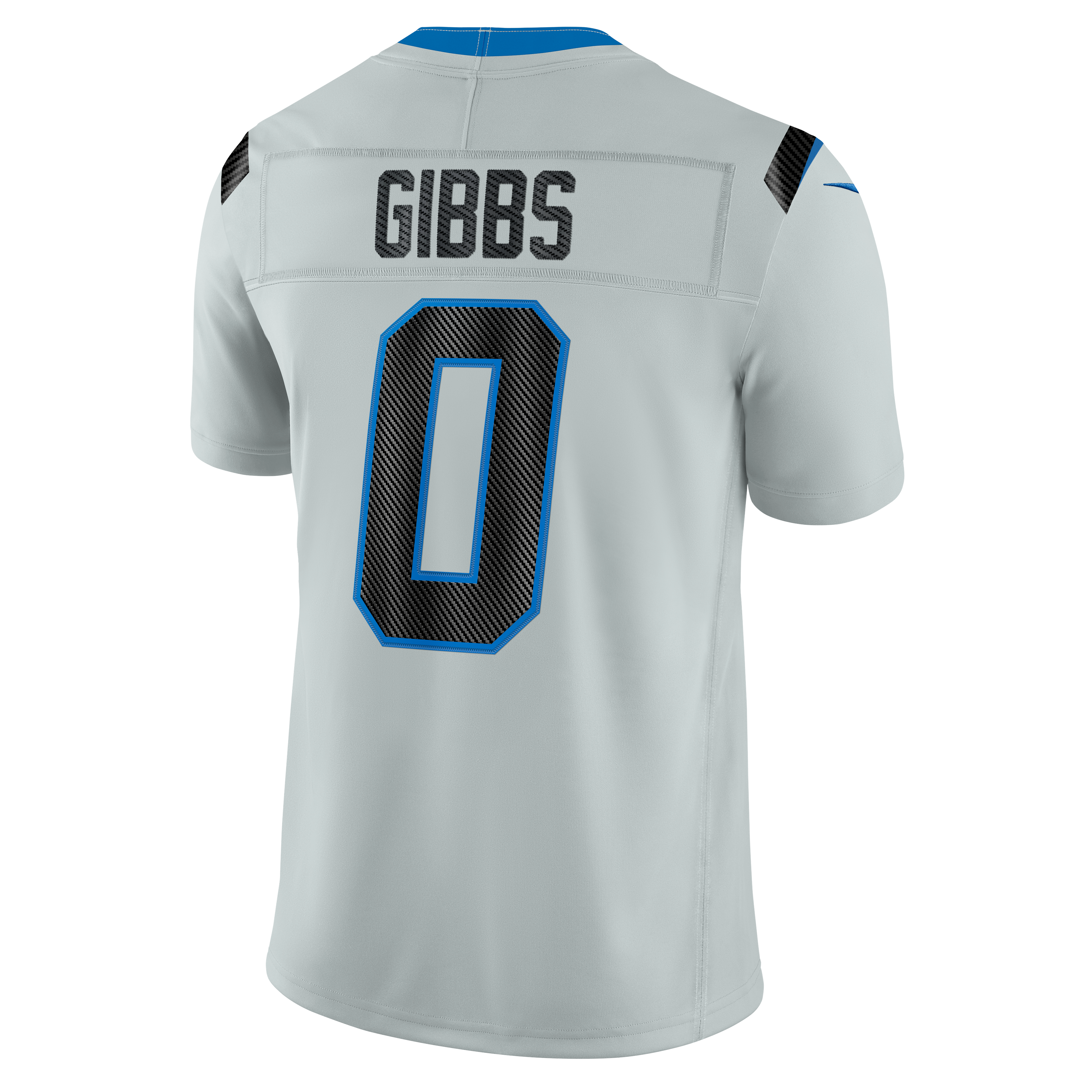 Men's Nike Jahmyr Gibbs Silver Detroit Lions 2026 Rivalries Collection Stitched Limited Jersey