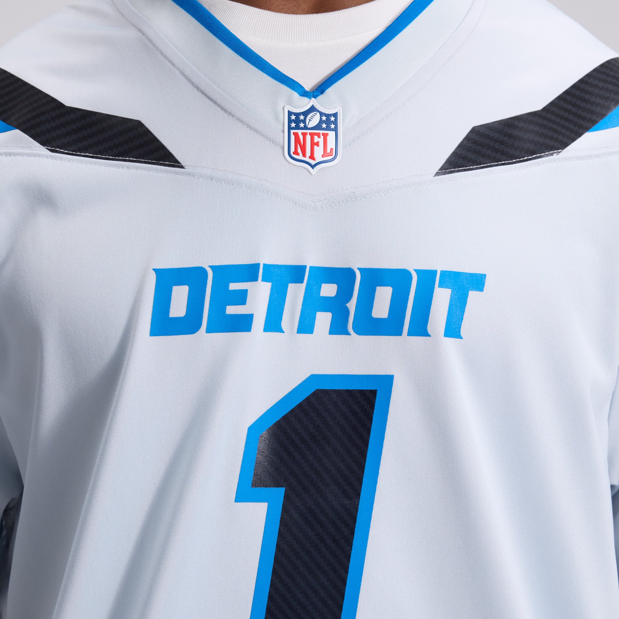 Men's Nike Jameson Williams Silver Detroit Lions 2026 Rivalries Collection Game Jersey