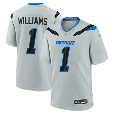 Jameson Williams Detroit Lions Nike 2026 Rivalries Collection Game Jersey - Silver