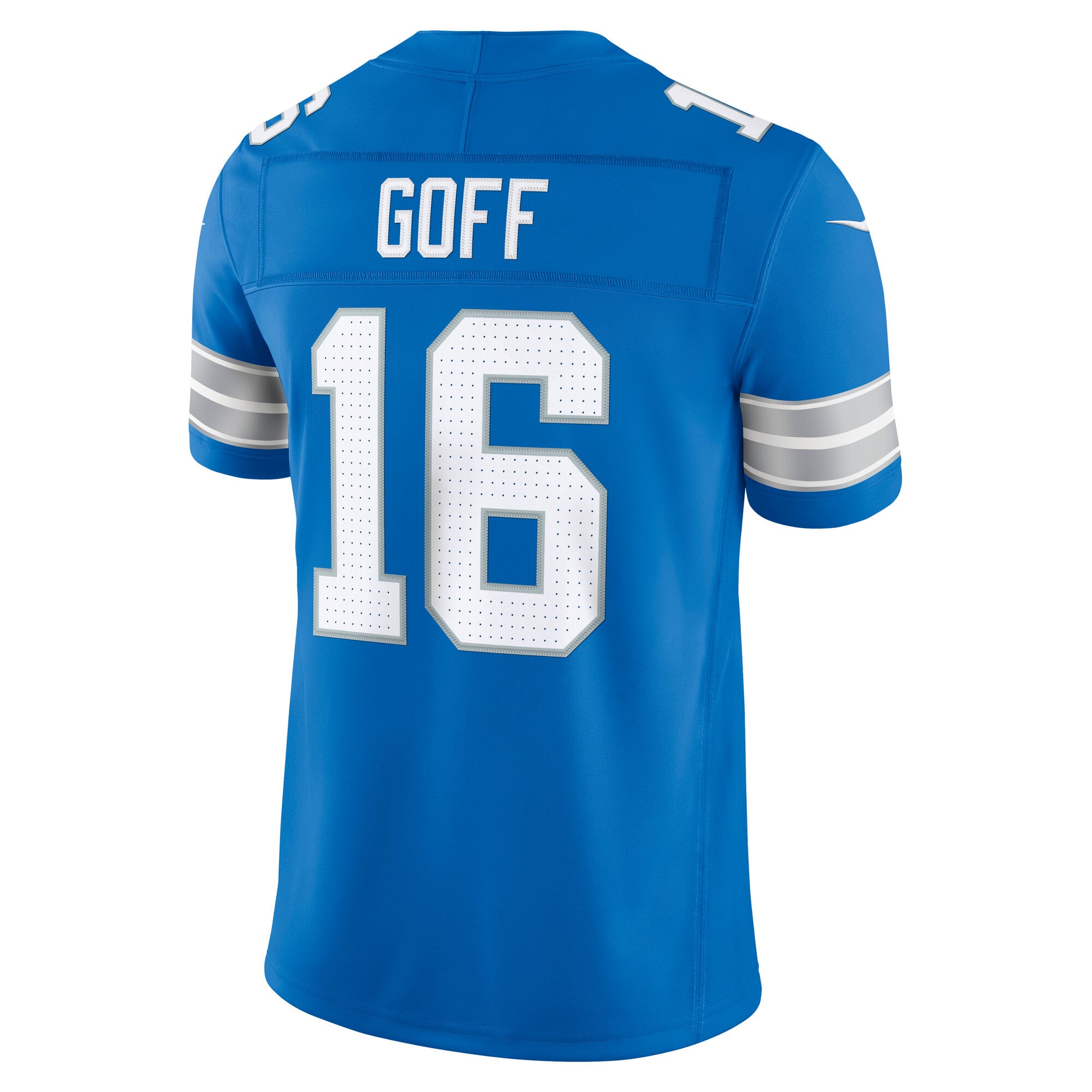 Men's Nike Jared Goff Blue Detroit Lions Vapor F.U.S.E. Stitched Limited Jersey