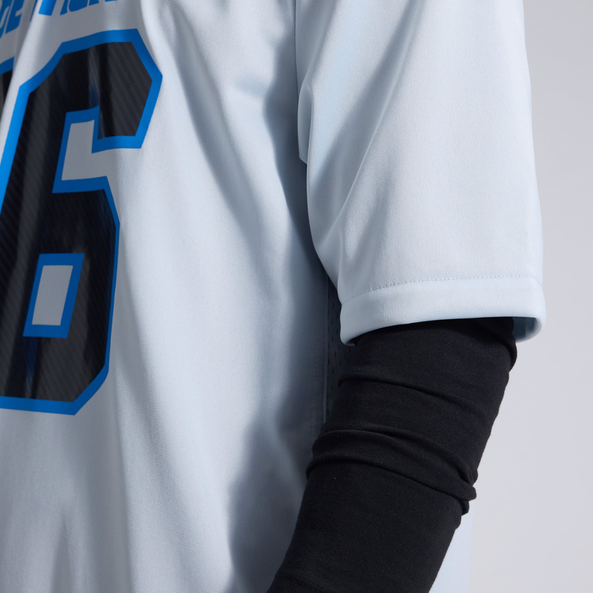 Men's Nike Jared Goff Silver Detroit Lions 2026 Rivalries Collection Game Jersey