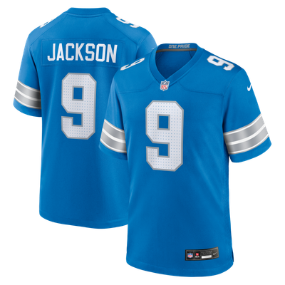 Lucky Jackson Detroit Lions Nike Team Game Jersey - Blue