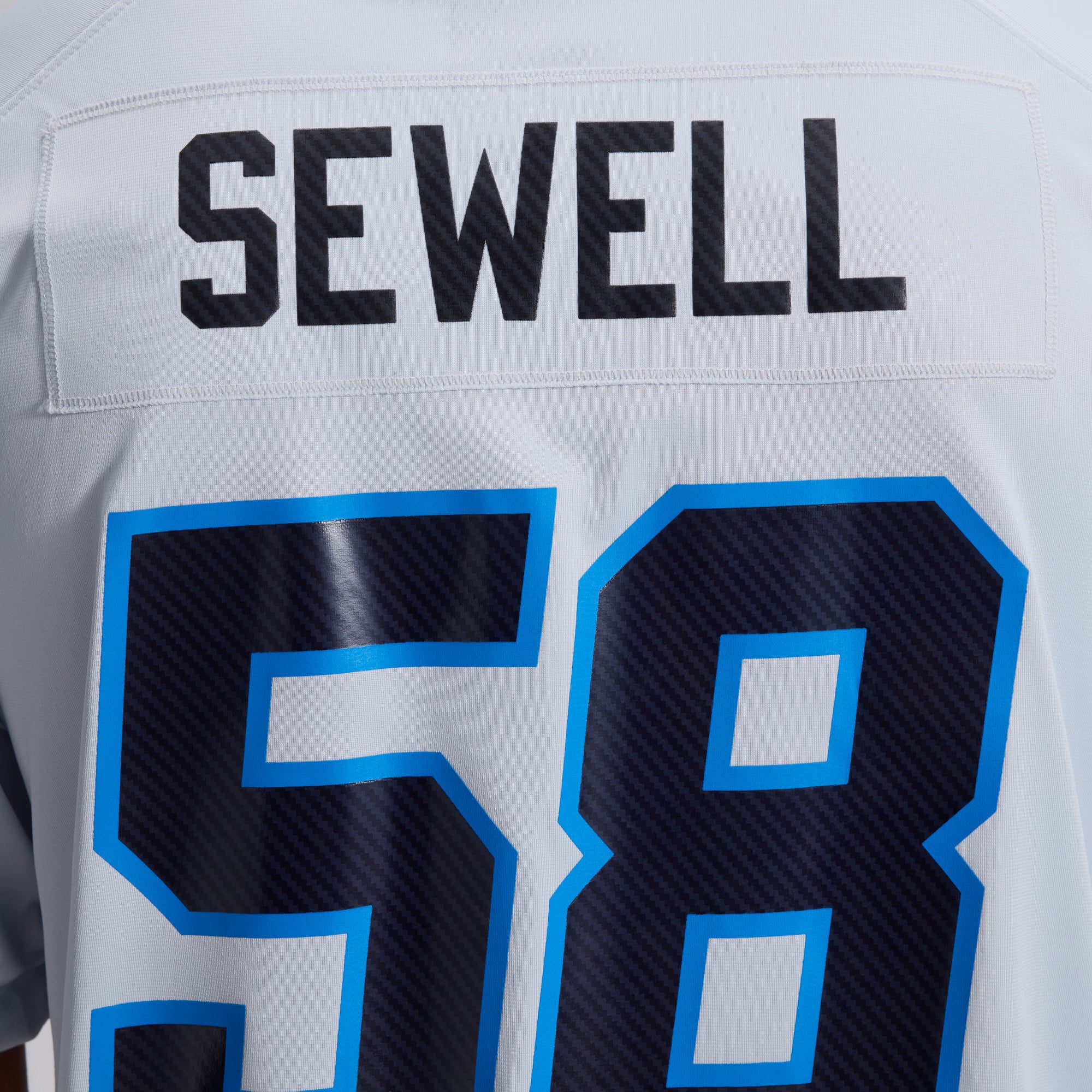 Men's Nike Penei Sewell Silver Detroit Lions 2026 Rivalries Collection Game Jersey