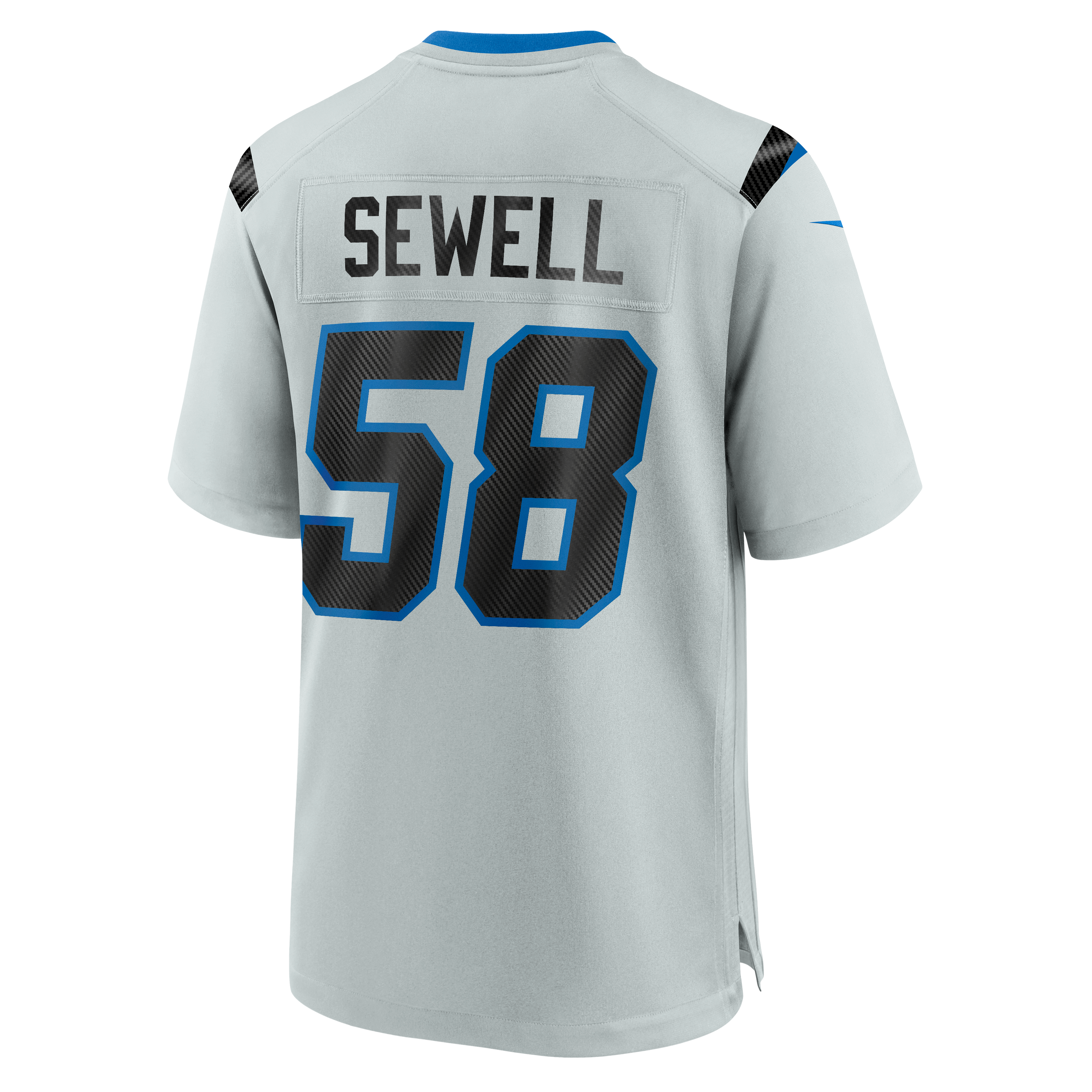 Men's Nike Penei Sewell Silver Detroit Lions 2026 Rivalries Collection Game Jersey