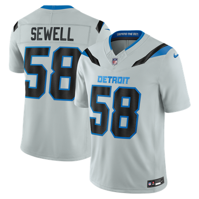 Penei Sewell Detroit Lions Nike 2026 Rivalries Collection Stitched Limited Jersey - Silver