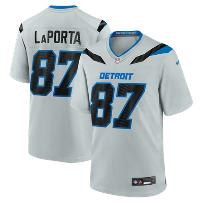 Sam LaPorta Detroit Lions Nike 2026 Rivalries Collection Game Jersey - Silver
