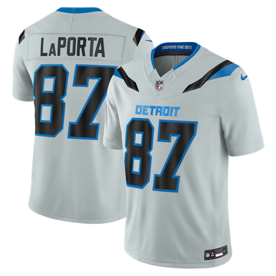 Sam LaPorta Detroit Lions Nike 2026 Rivalries Collection Stitched Limited Jersey - Silver