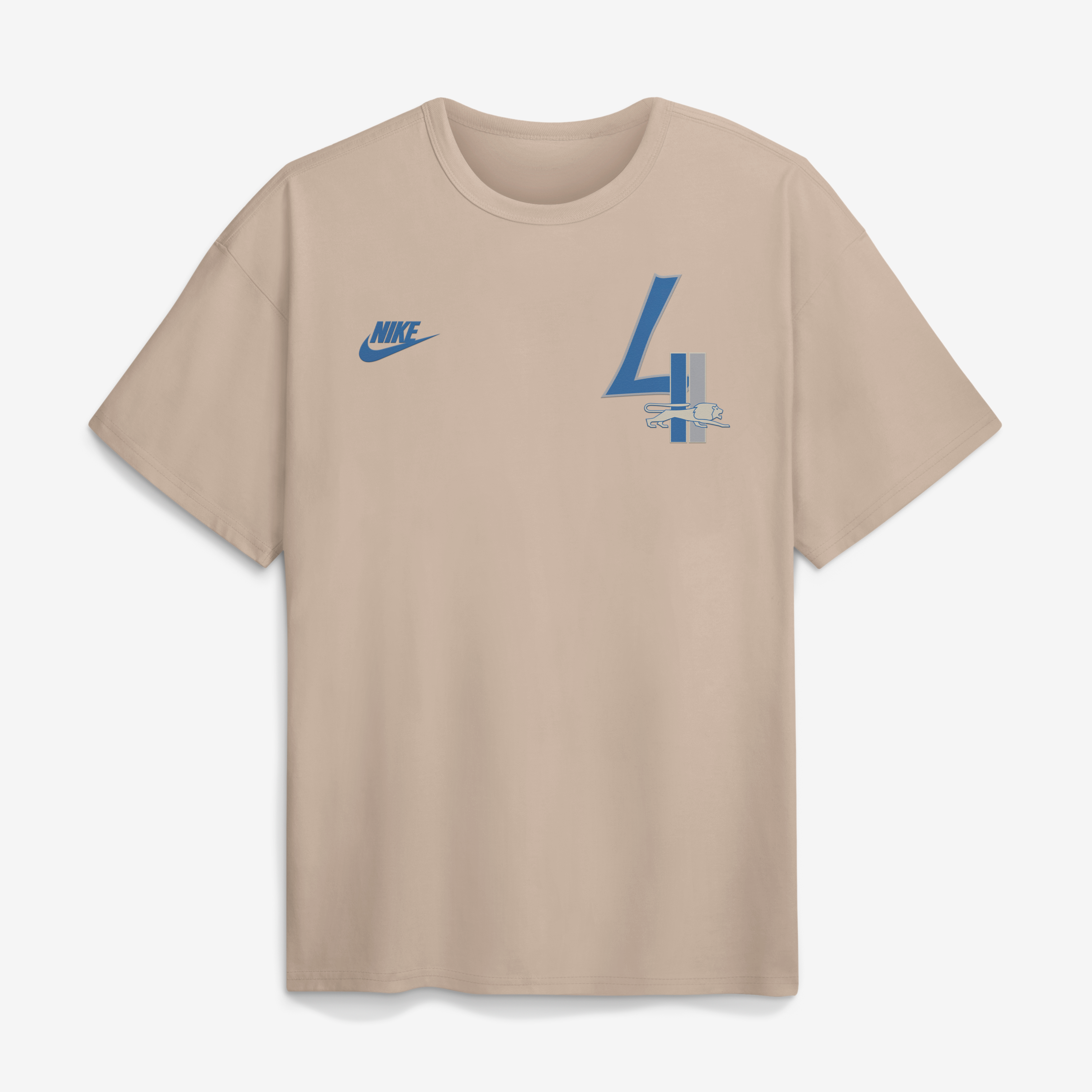 Men's Nike Sand Detroit Lions Night Primary Max90 T-Shirt