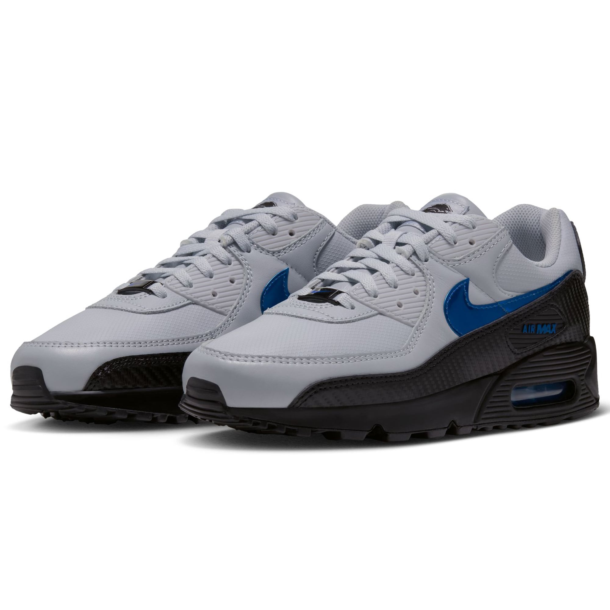 Men's Nike  Silver Detroit Lions 2026 Rivalries Collection Air Max 90 Shoes
