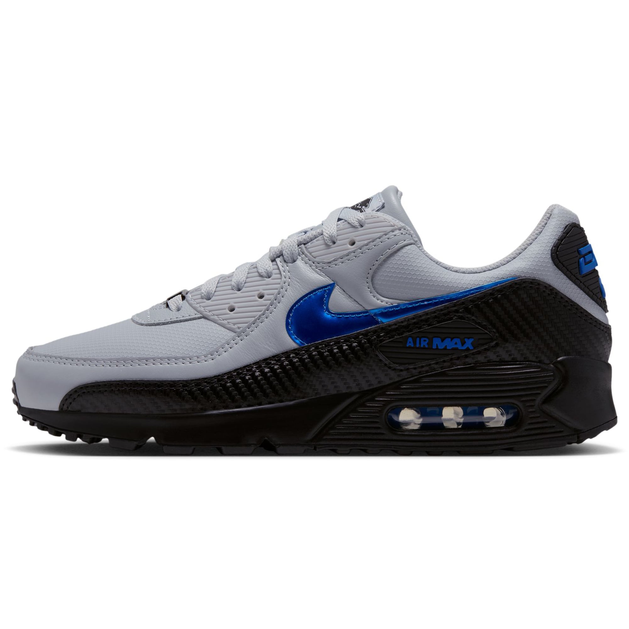 Men's Nike  Silver Detroit Lions 2026 Rivalries Collection Air Max 90 Shoes