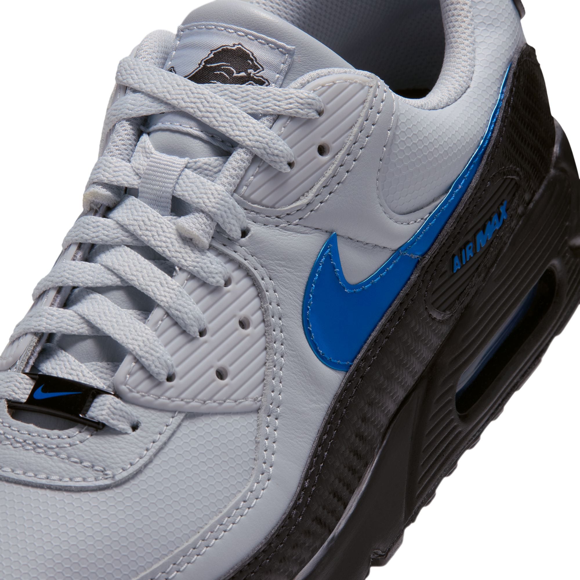 Men's Nike  Silver Detroit Lions 2026 Rivalries Collection Air Max 90 Shoes