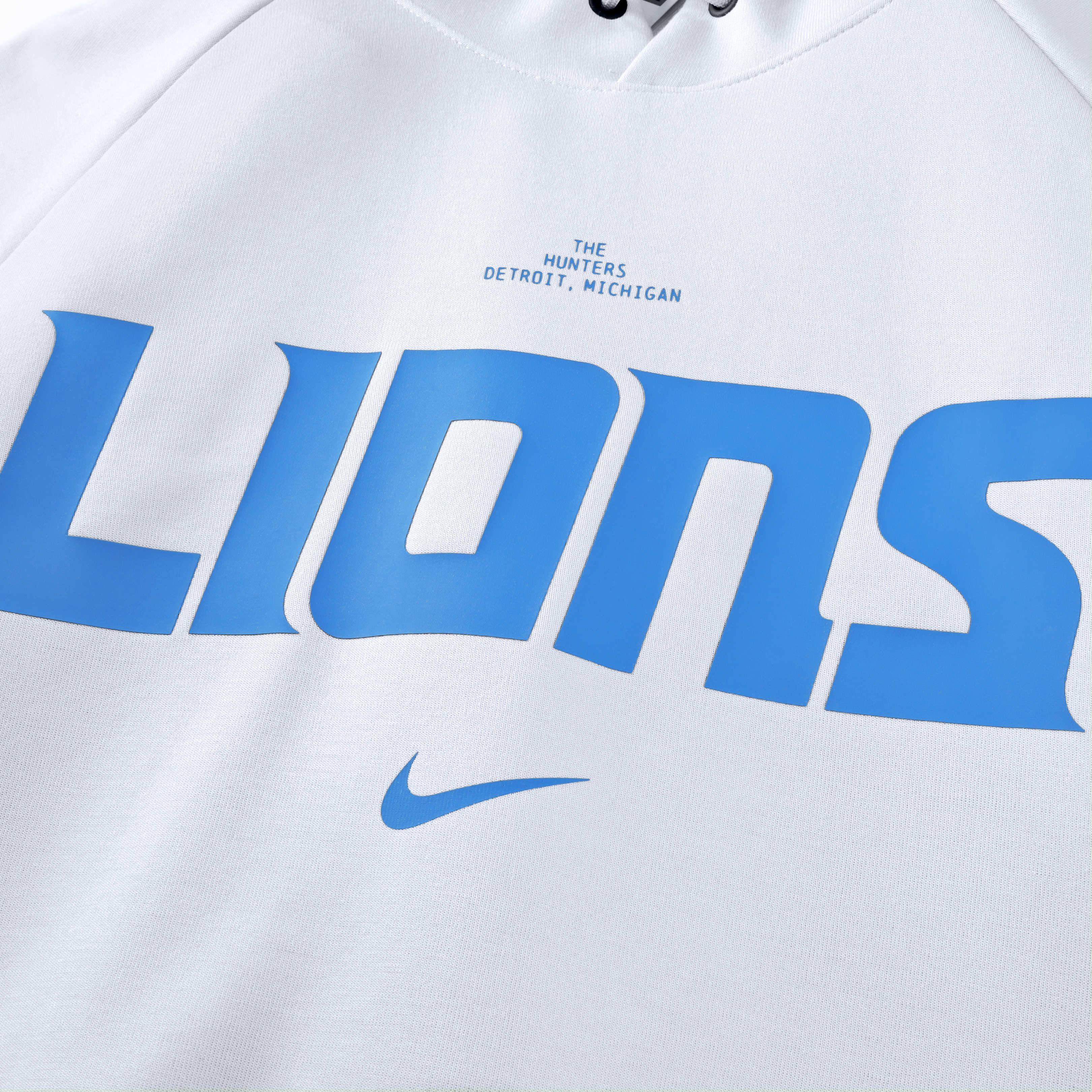 Sweat à capuche Nike Dri-FIT argenté Detroit Lions Collection 2026 pour homme