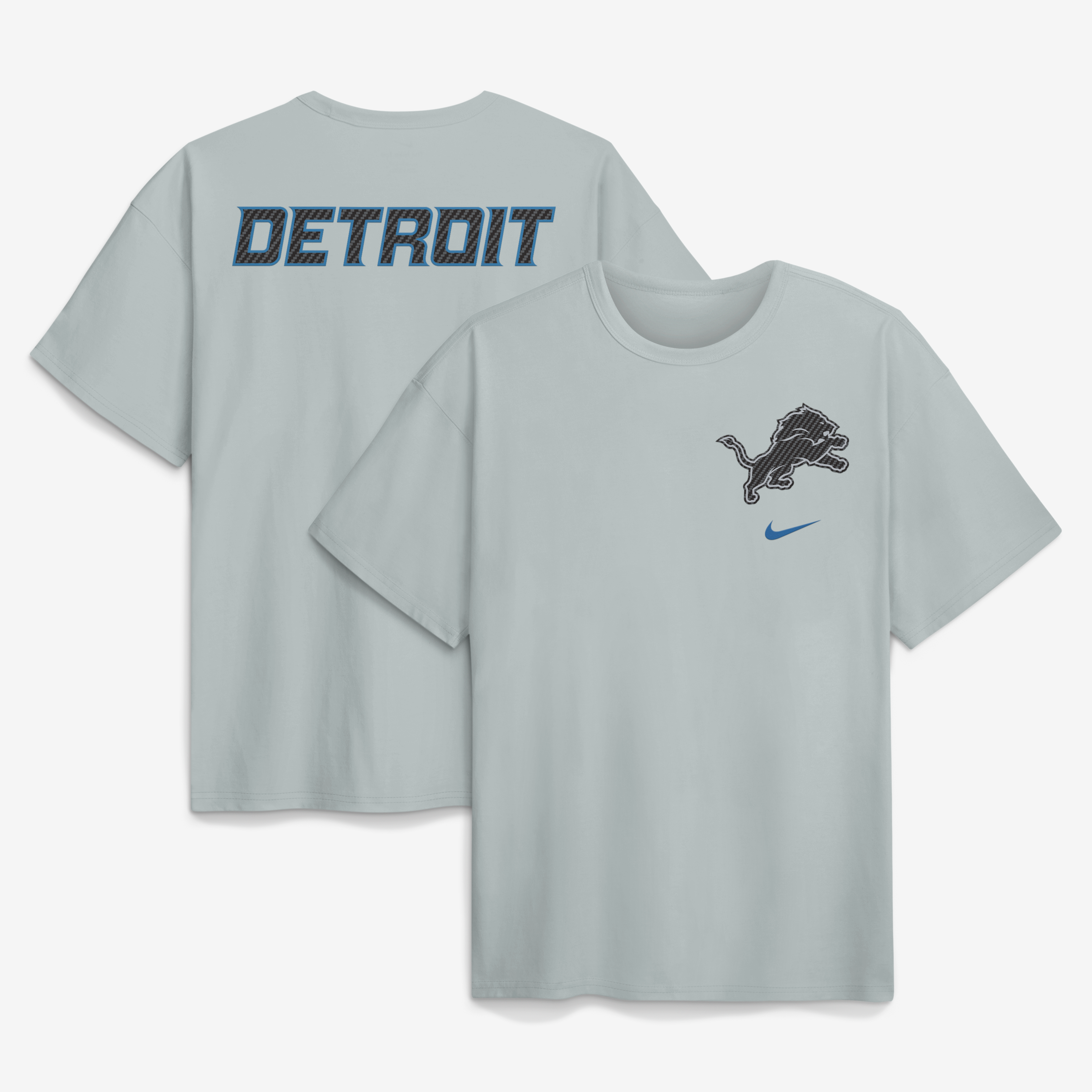 Men's Nike Silver Detroit Lions 2026 Rivalries Collection Max90 T-Shirt