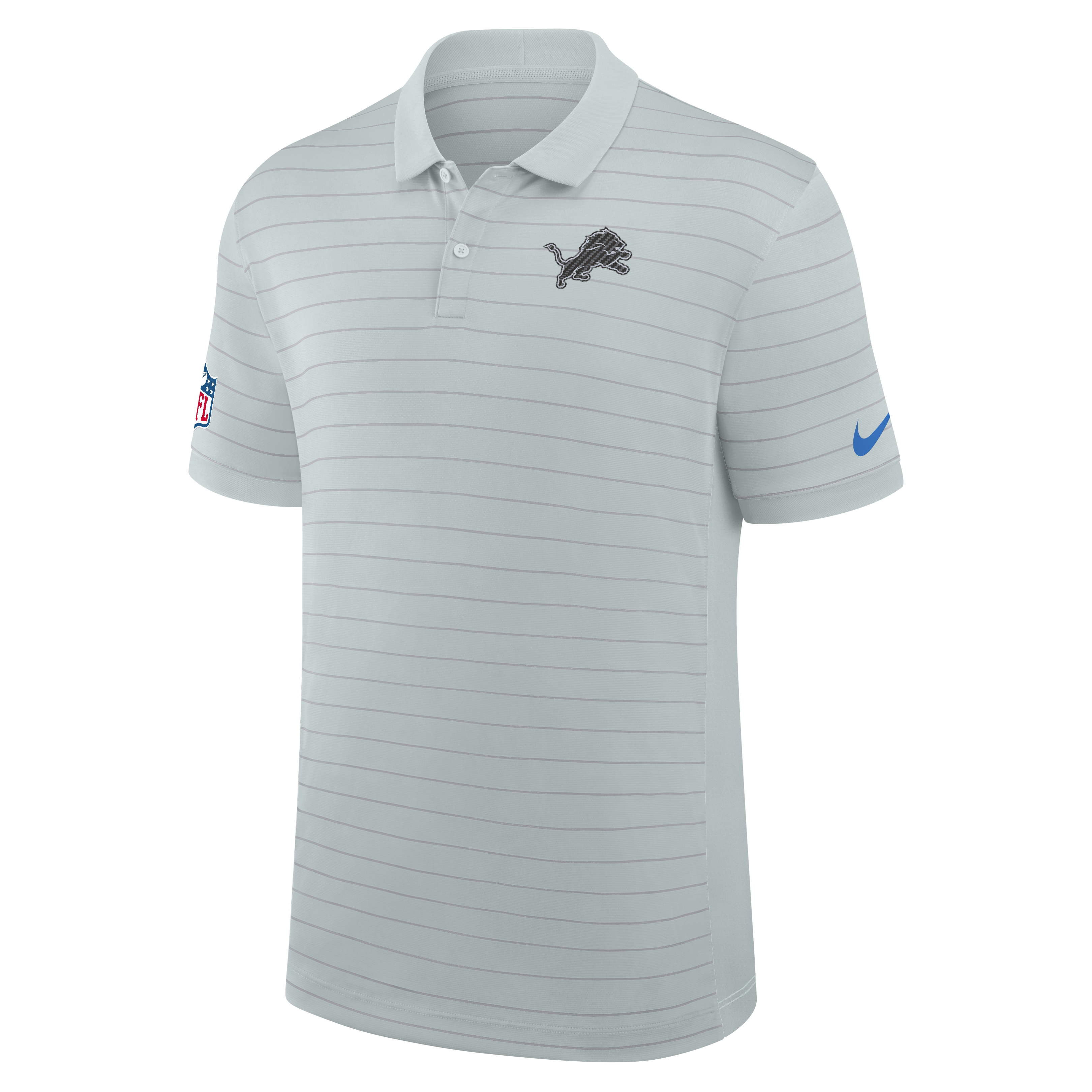 Men's Nike Silver Detroit Lions 2026 Rivalries Collection Sideline Victory Polo