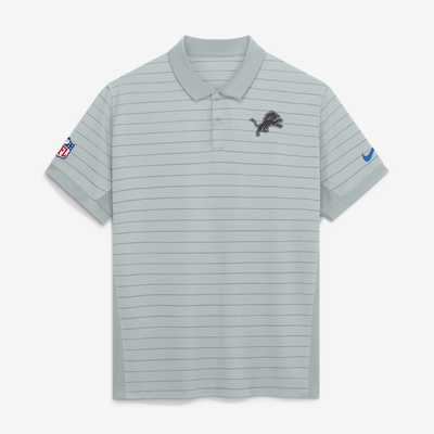  Detroit Lions Nike 2026 Rivalries Collection Sideline Victory Polo - Silver